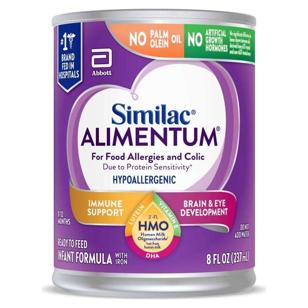 Similac Alimentum Fórmula Infantil Hipoalergénica 236.6 ml x 24