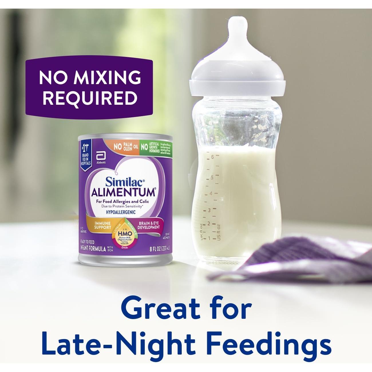 Similac Alimentum Fórmula Infantil Hipoalergénica 236.6 ml x 24