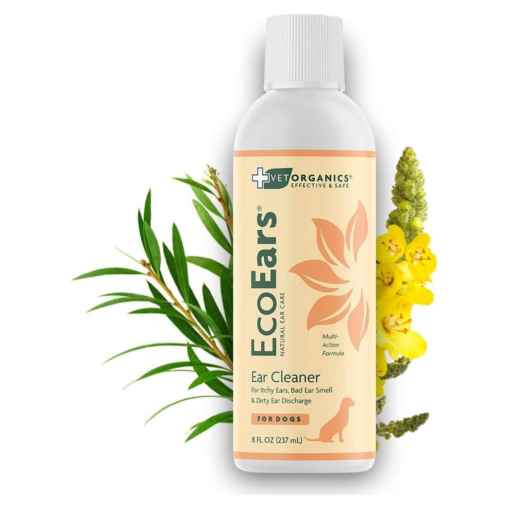 Limpiador de Oídos para Perros EcoEars 236 ml Natural