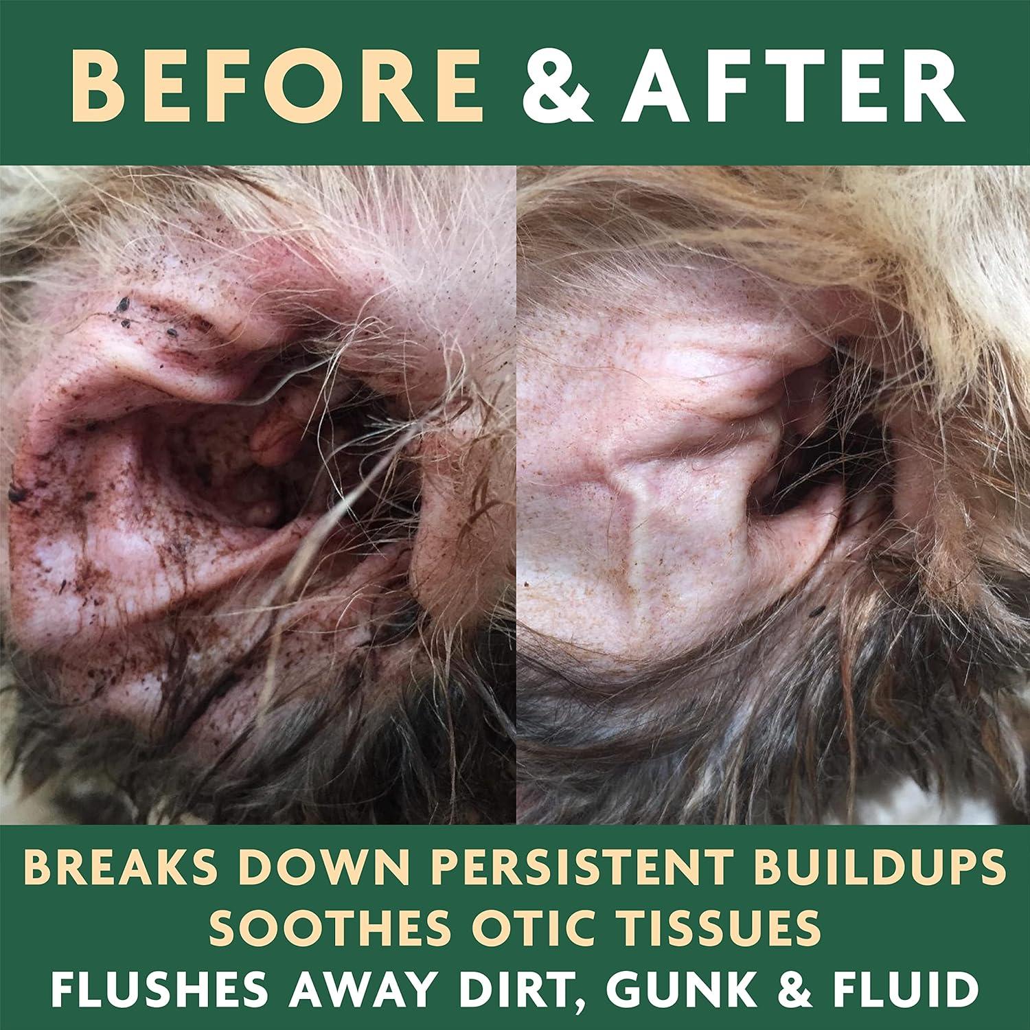 Limpiador de Oídos para Perros EcoEars 236 ml Natural