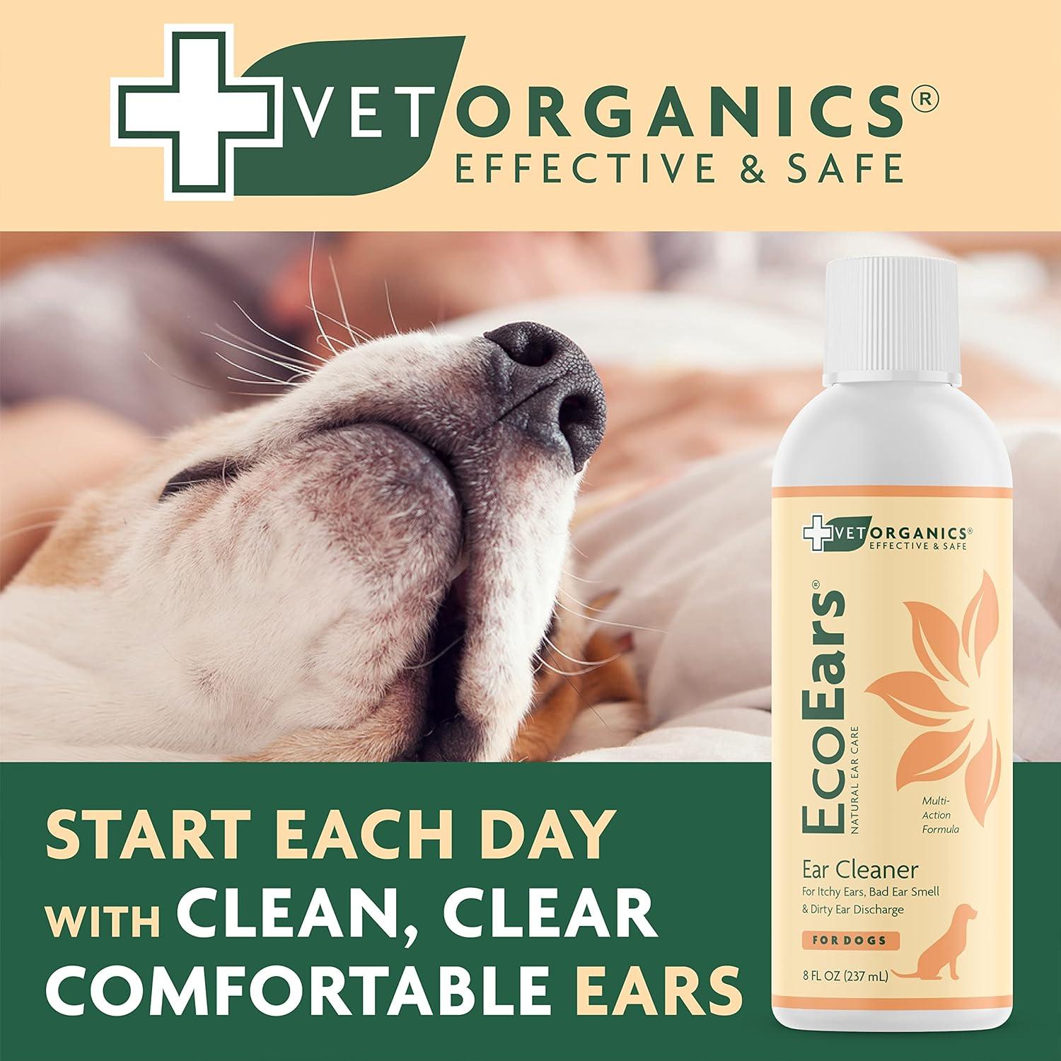Limpiador de Oídos para Perros EcoEars 236 ml Natural