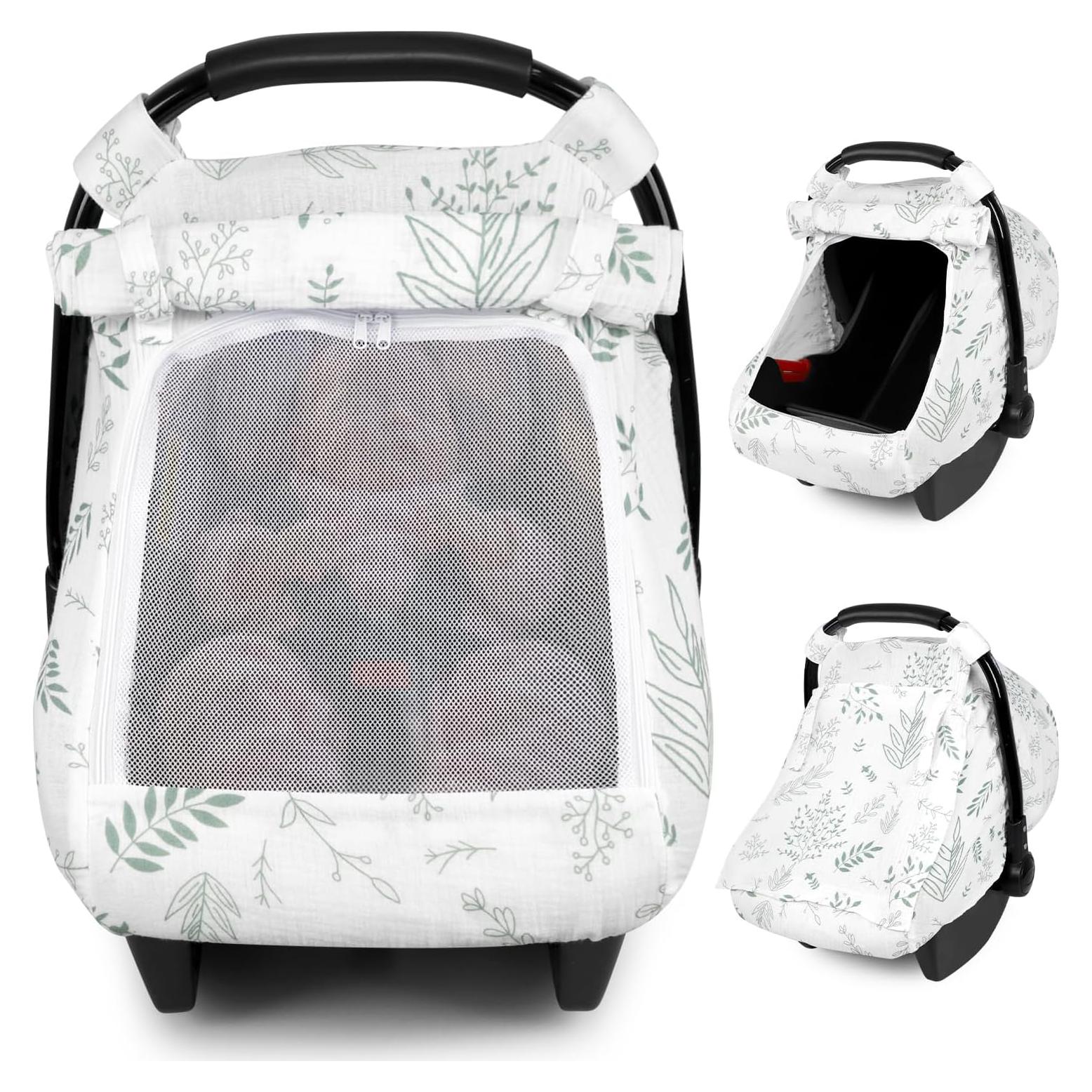 Cubierta de Asiento de Coche para Bebé Pea Pod Verde Universal