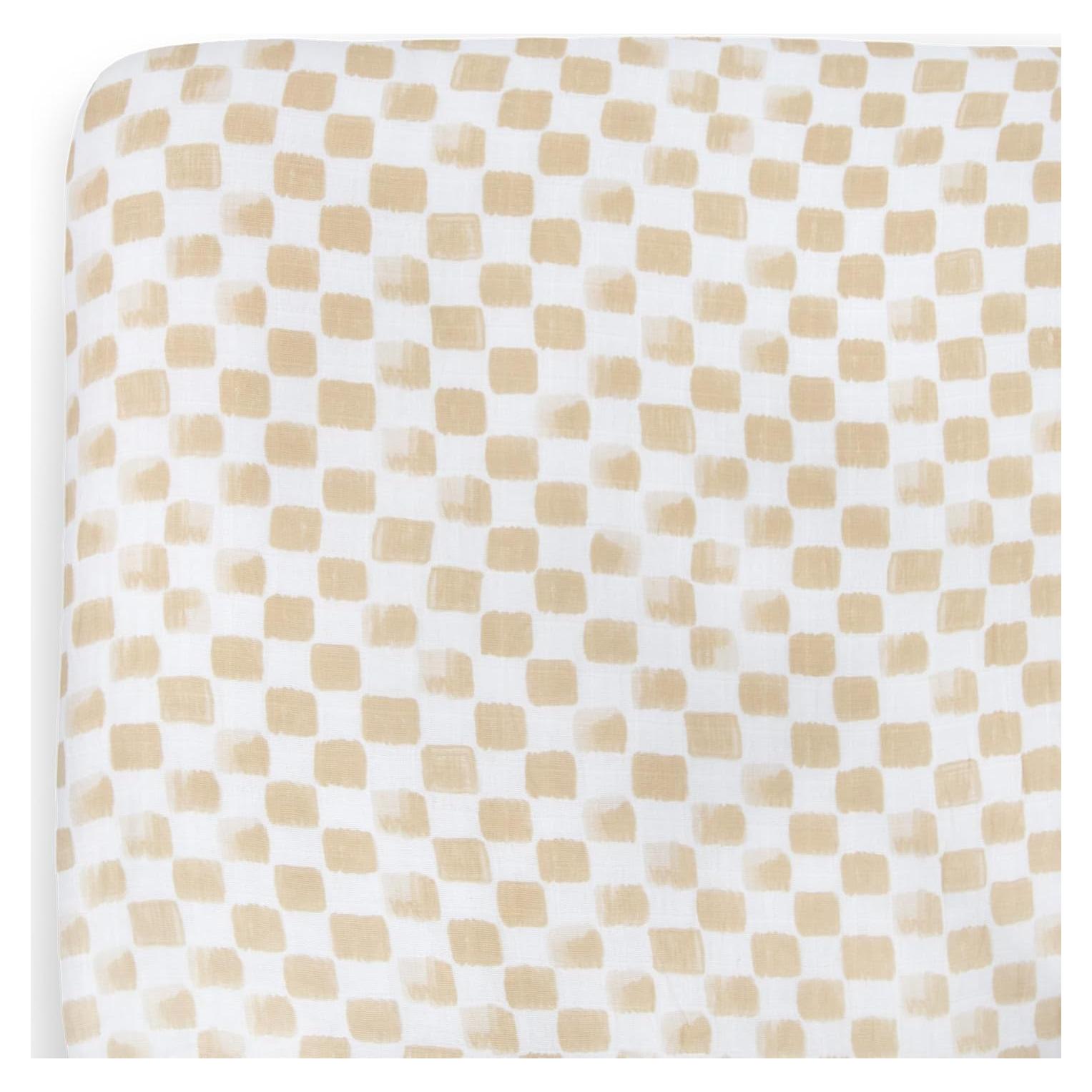 Sábana Ajustable para Cuna Little Unicorn 132x71 cm Muslín