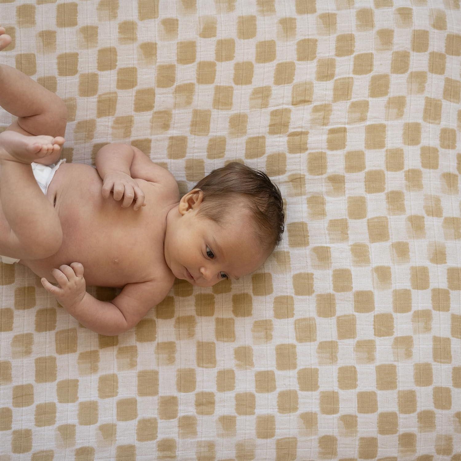 Sábana Ajustable para Cuna Little Unicorn 132x71 cm Muslín