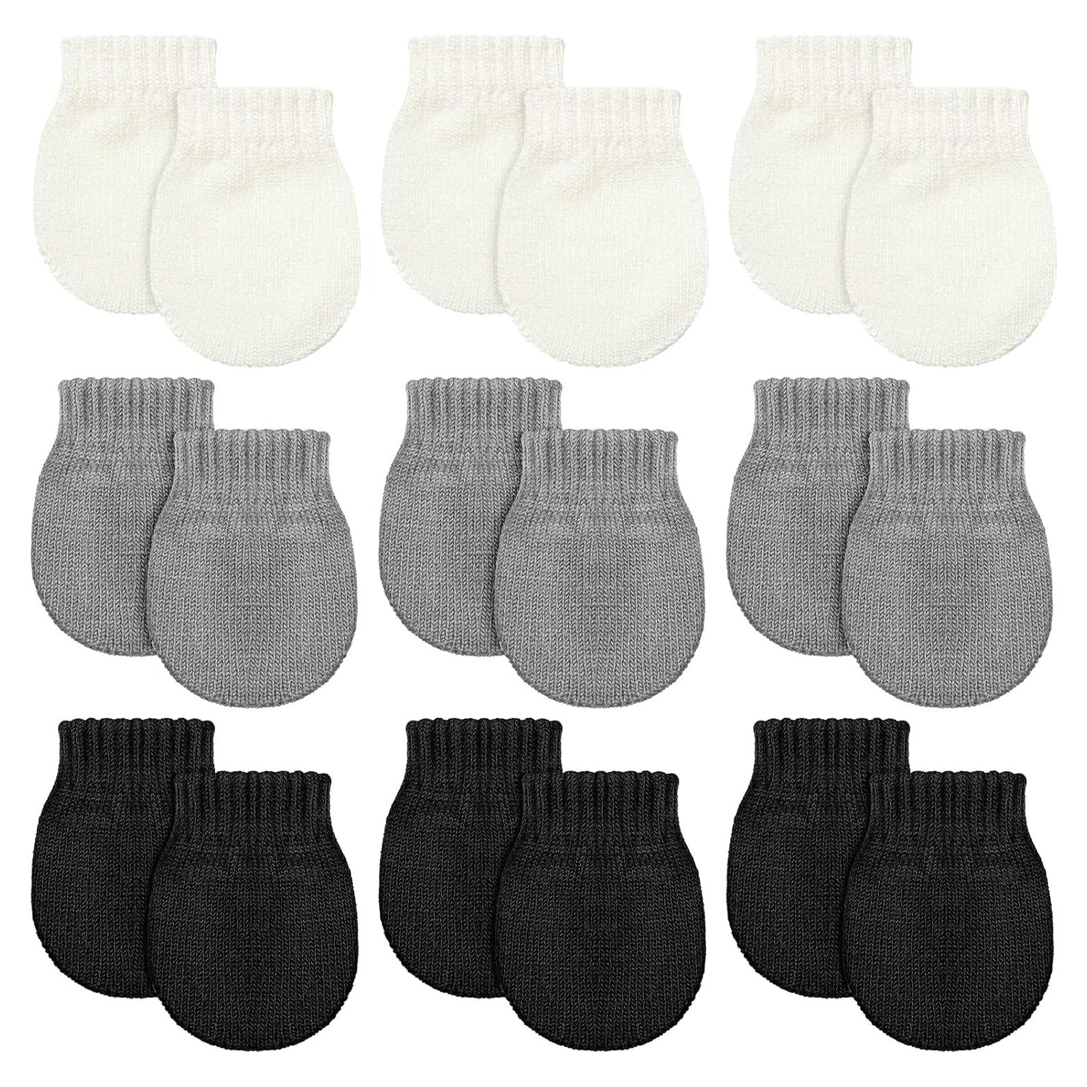 9 Pares de Manoplas de Invierno para Bebés SATINIOR - 0-6 Meses