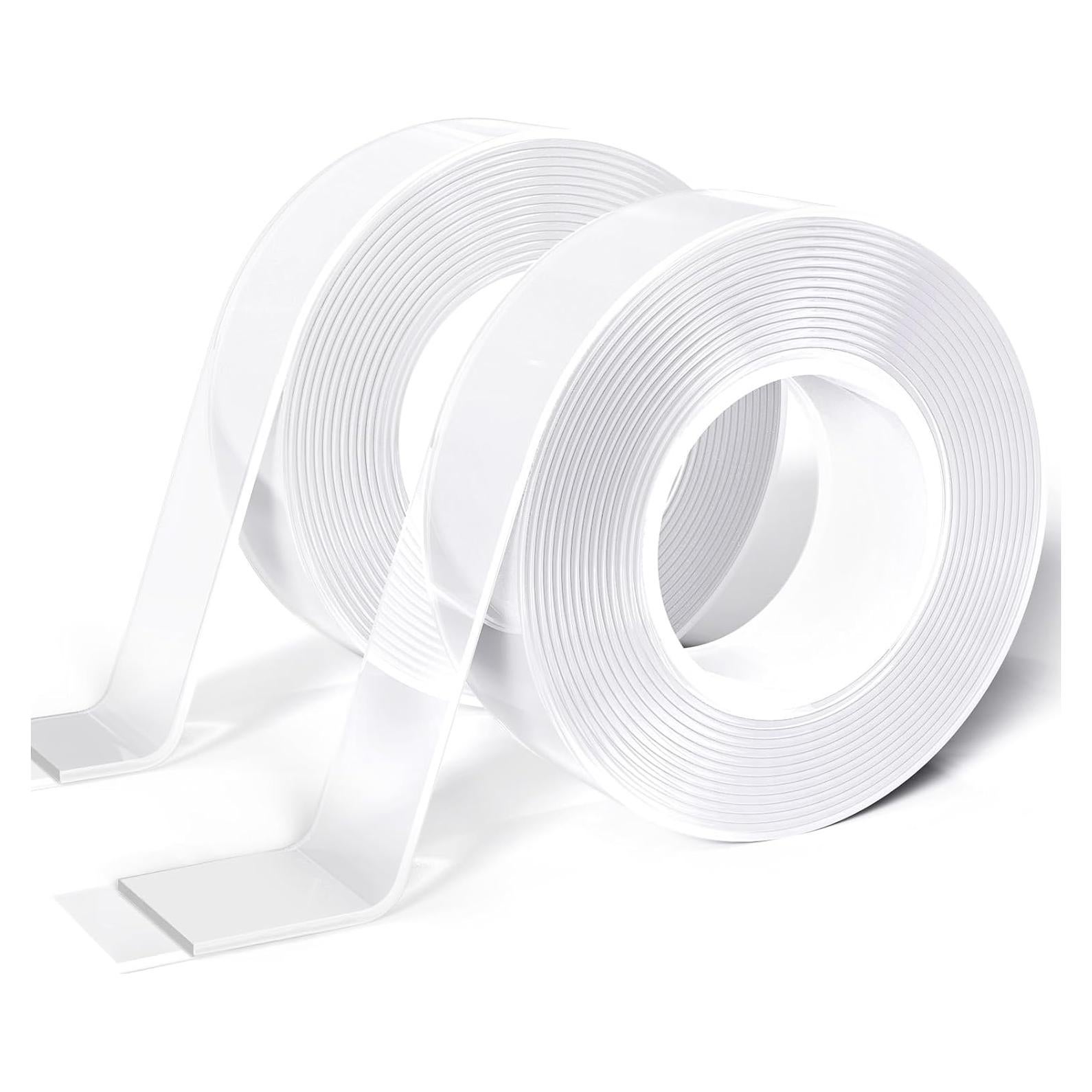 Cinta Doble Cara Transparente Viadom 10 m Alta Resistencia