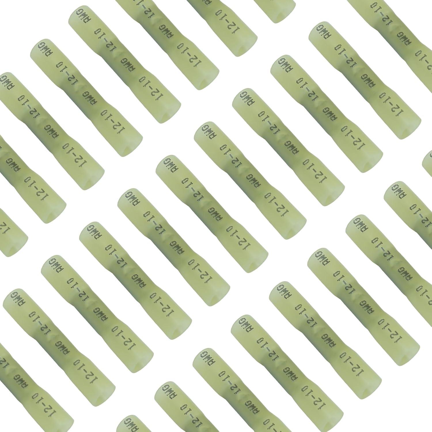 Conectores de Empalme Termocontraíbles Murtenze 12-10 AWG Amarillo - 50 Pcs