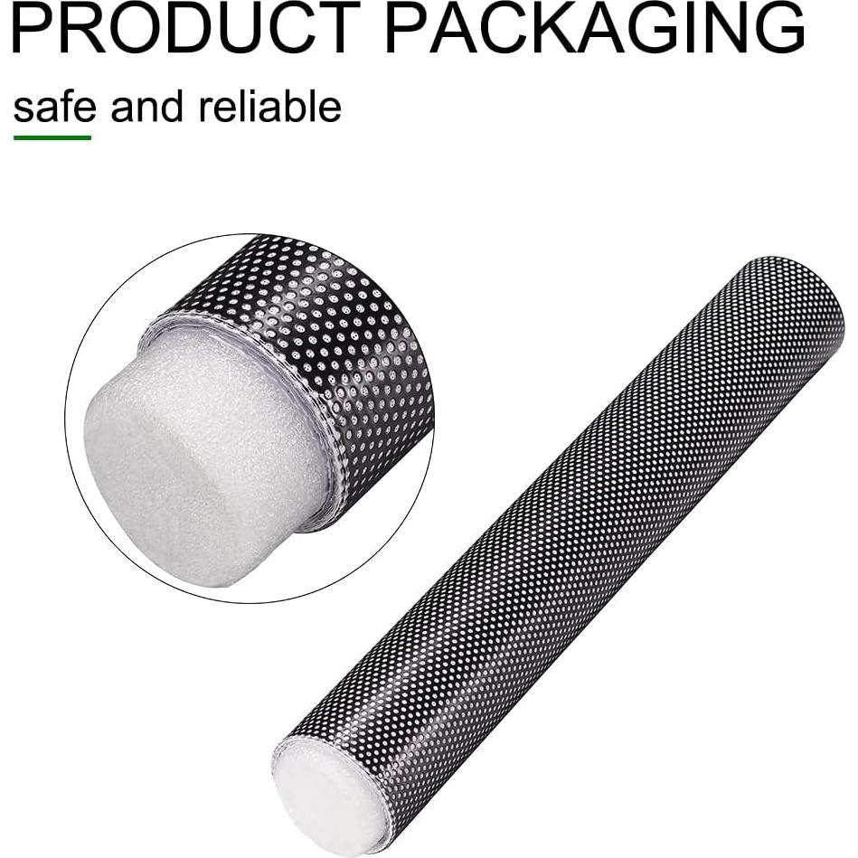 Película de Ventana Perforada Negra XhuangTech 30x120 cm