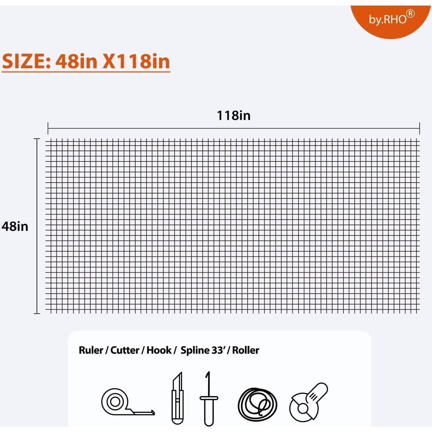 Kit de Reparación de Pantallas de Ventana by.RHO 121.92x299.72cm
