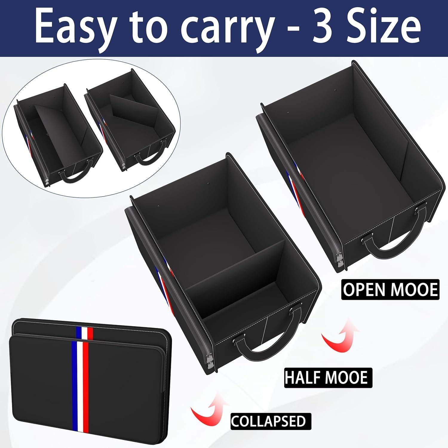 Organizador de Maletero Homeve Impermeable Plegable 3 Compartimentos