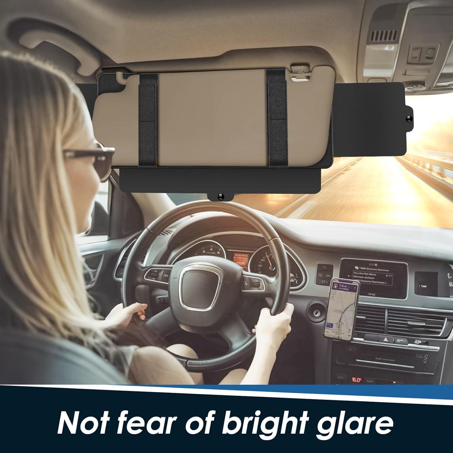 Extensor de Visera Solar PJLJY con Soporte para Servilletas