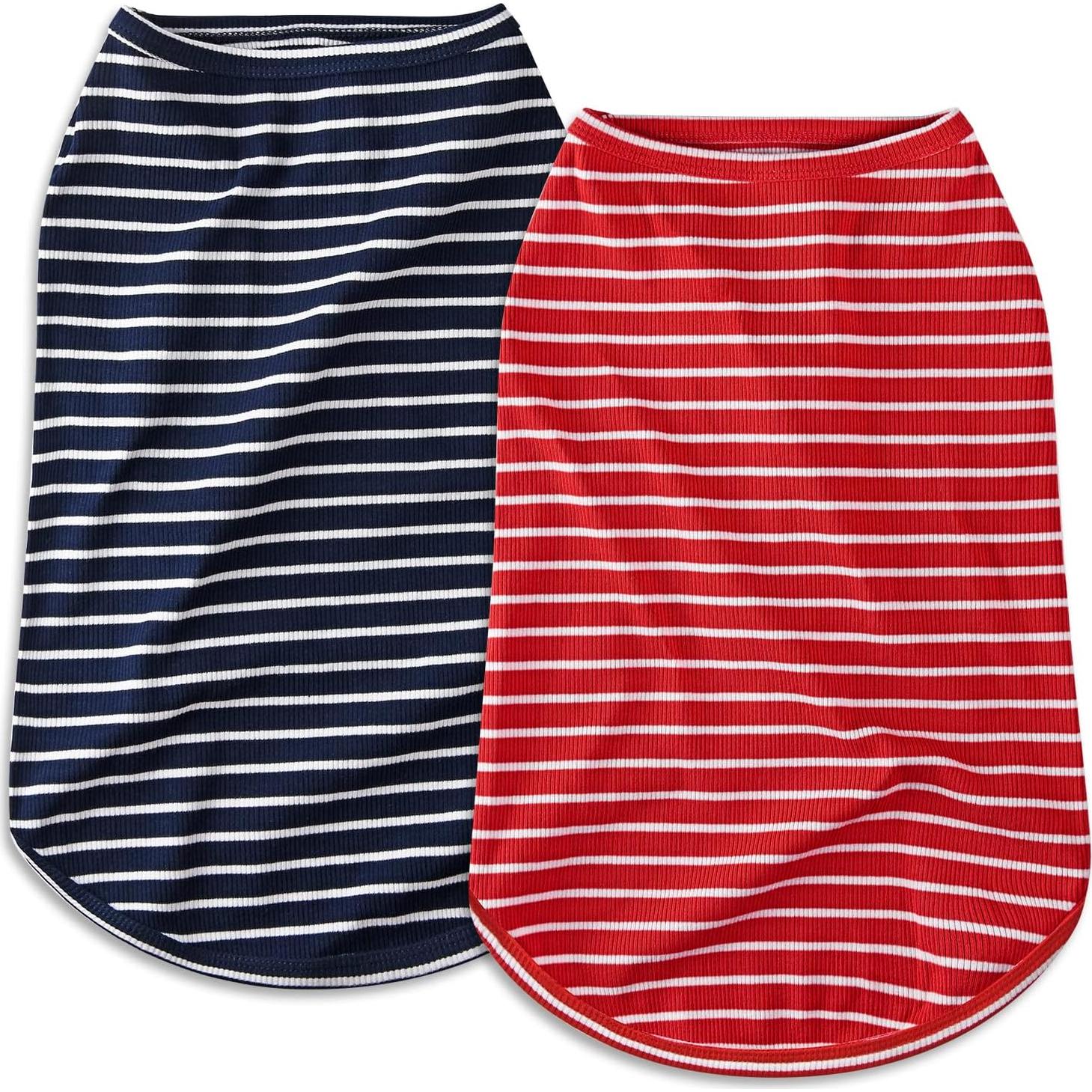 Camisa para Perro Koneseve Chaleco Ligero Rojo y Azul M