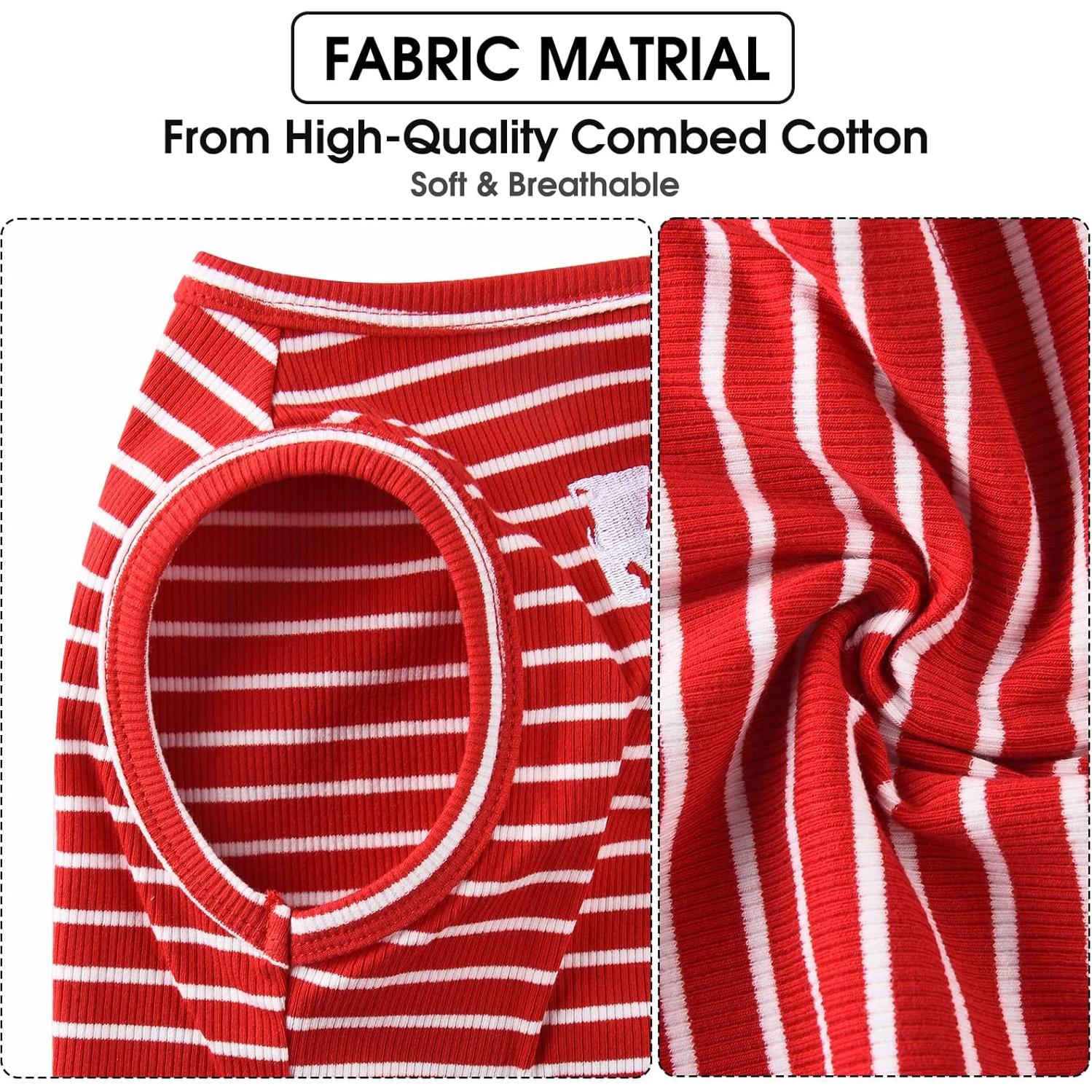 Camisa para Perro Koneseve Chaleco Ligero Rojo y Azul M