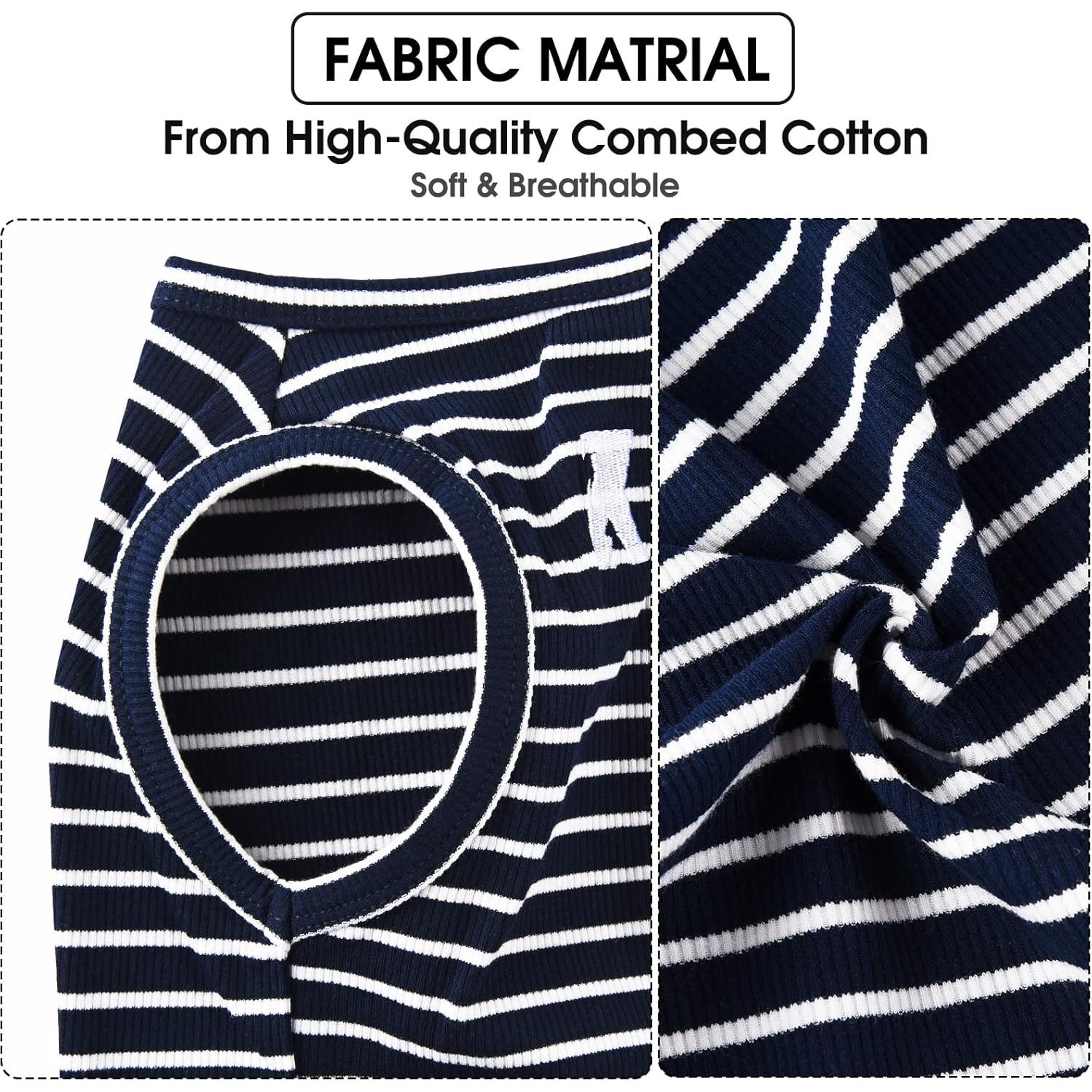 Camisa para Perro Koneseve Chaleco Ligero Rojo y Azul M