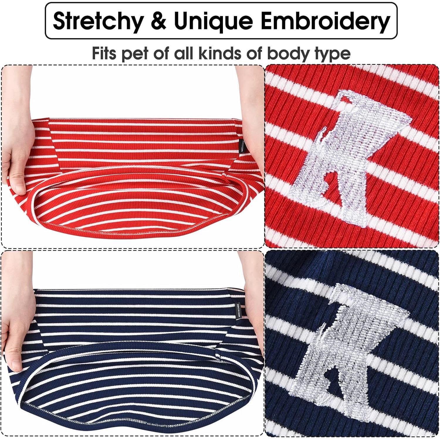 Camisa para Perro Koneseve Chaleco Ligero Rojo y Azul M