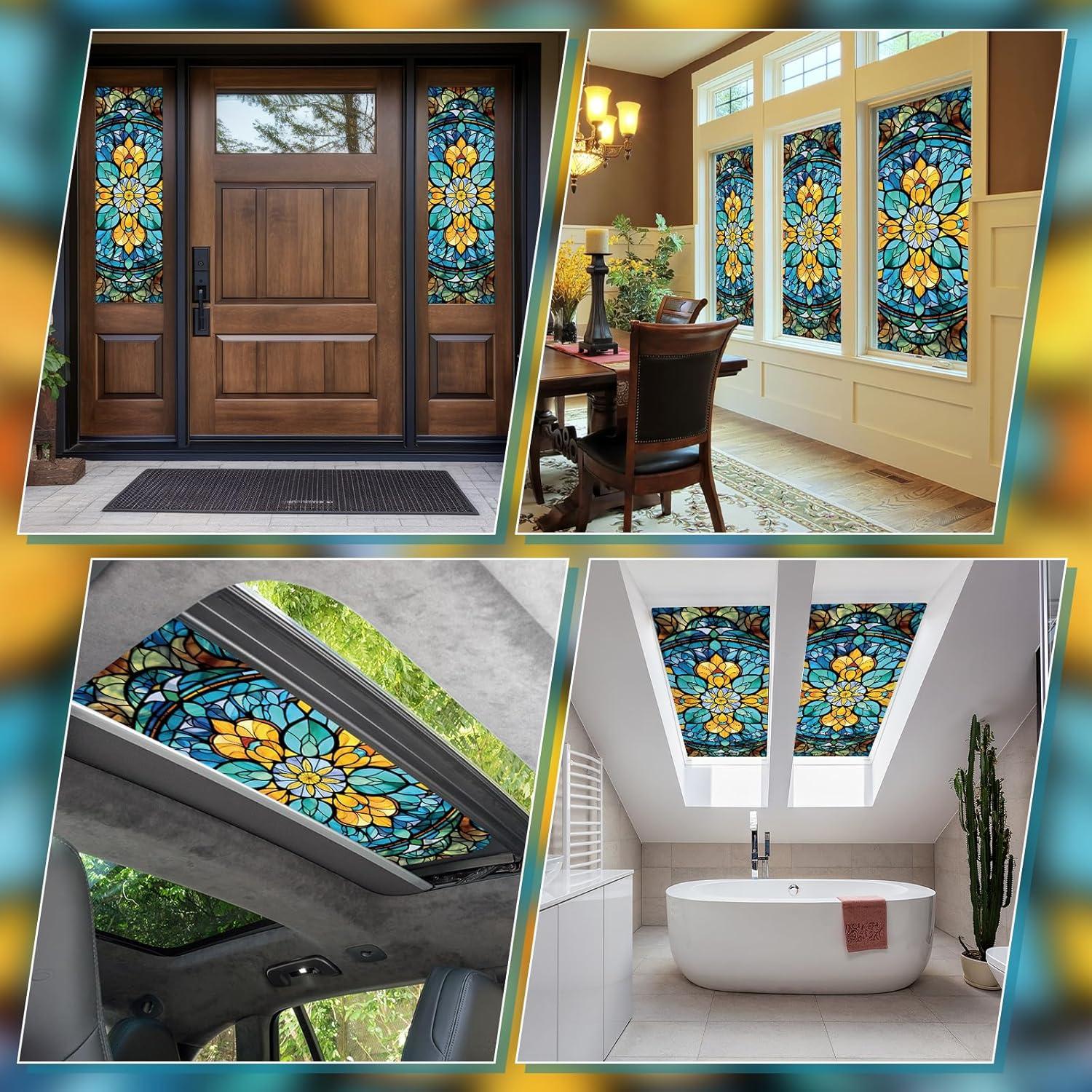 Película de Ventana Innconee 40x100 cm Multicolor Estática