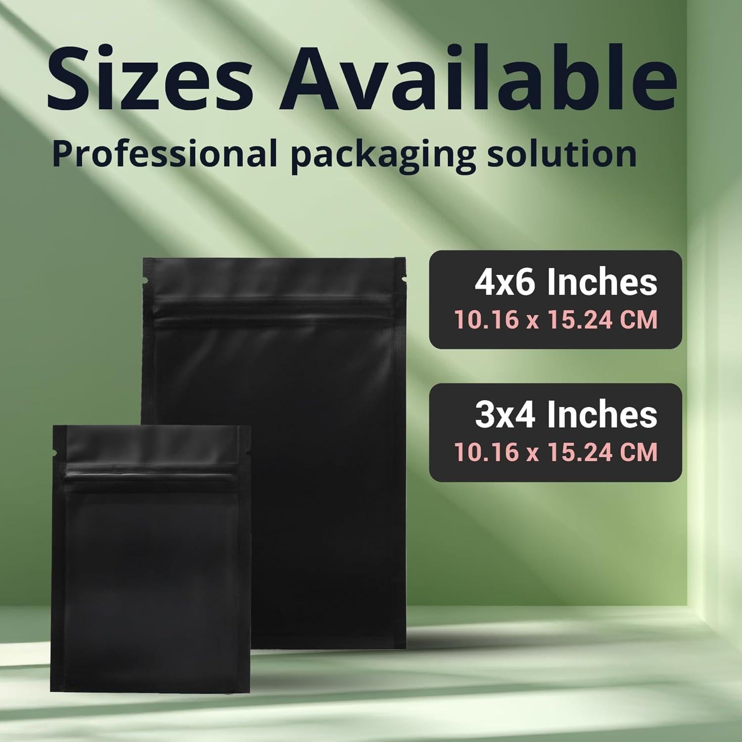 Bolsas Reutilizables Mylar COLSEN 3x10 cm 100 Paquete a Prueba de Olores