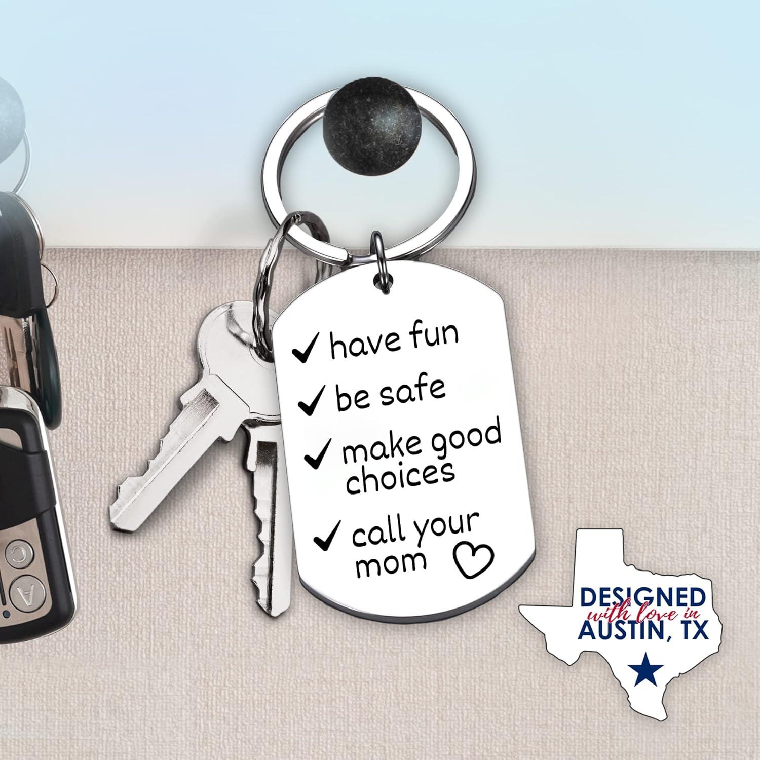 Llavero Divertido de Acero Inoxidable Vila - Regalo Unisex