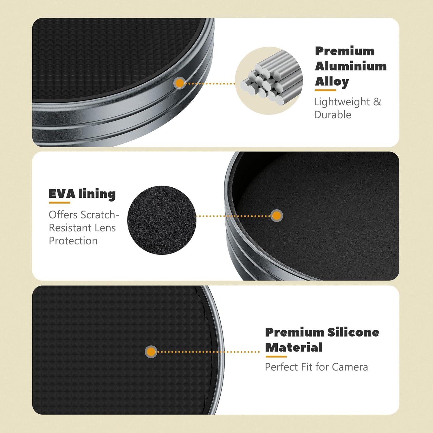 Cubierta de lente JJC para Fujifilm Instax Mini 41 - Aluminio