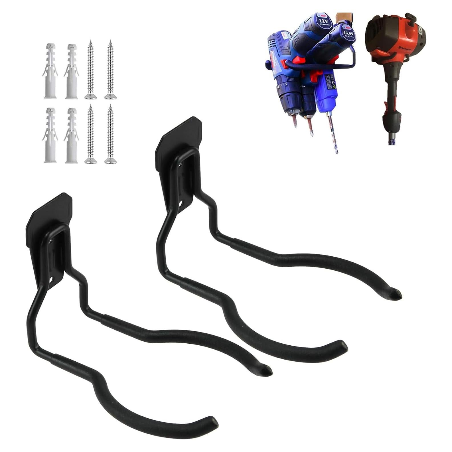 Soporte para Herramientas Eléctricas Juformin - 2 Piezas, Negro