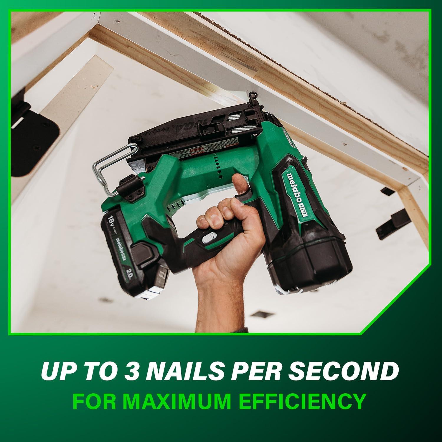 Clavadora Inalámbrica Metabo HPT 18V 16 Ga con Batería 2.0Ah