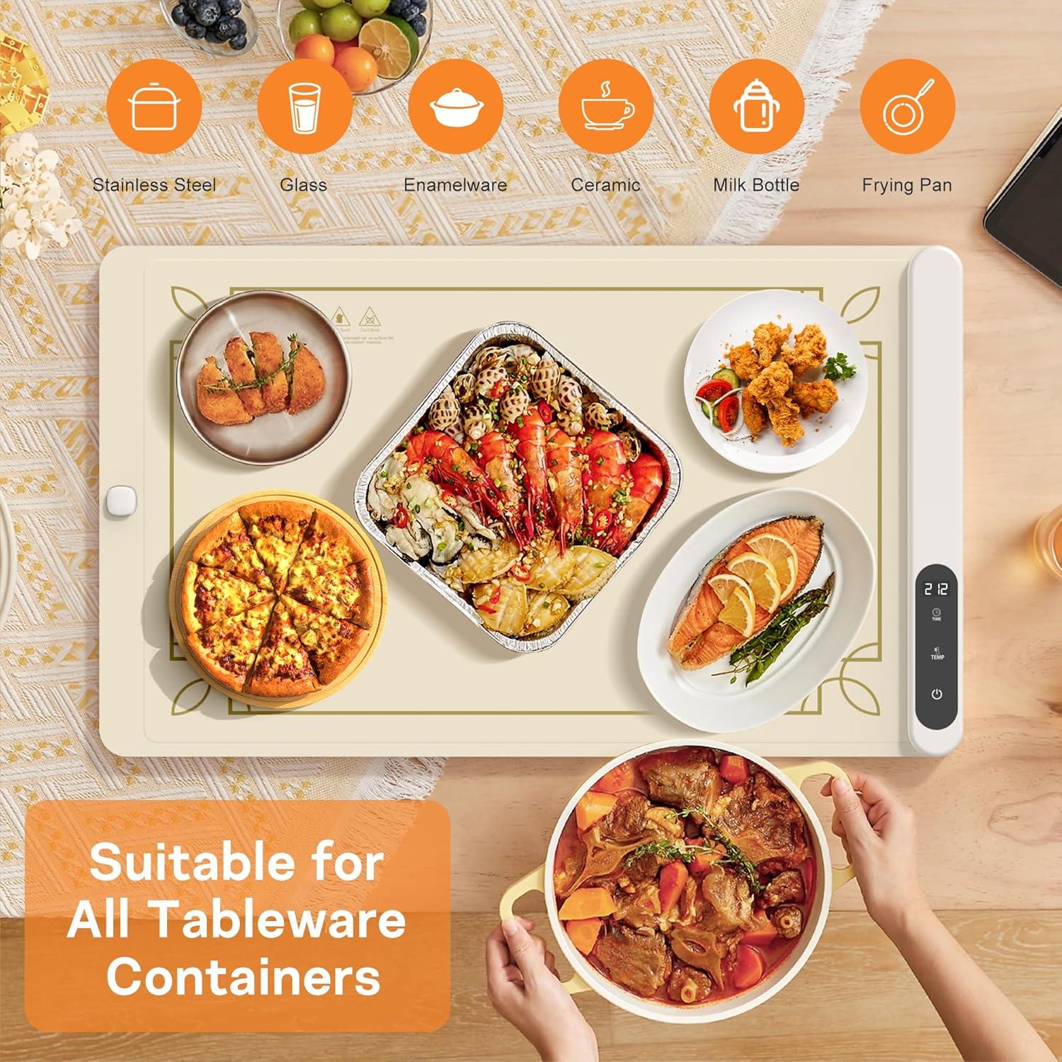 Alfombrilla Calentadora Eléctrica Cooksir 61 cm 500W Beige