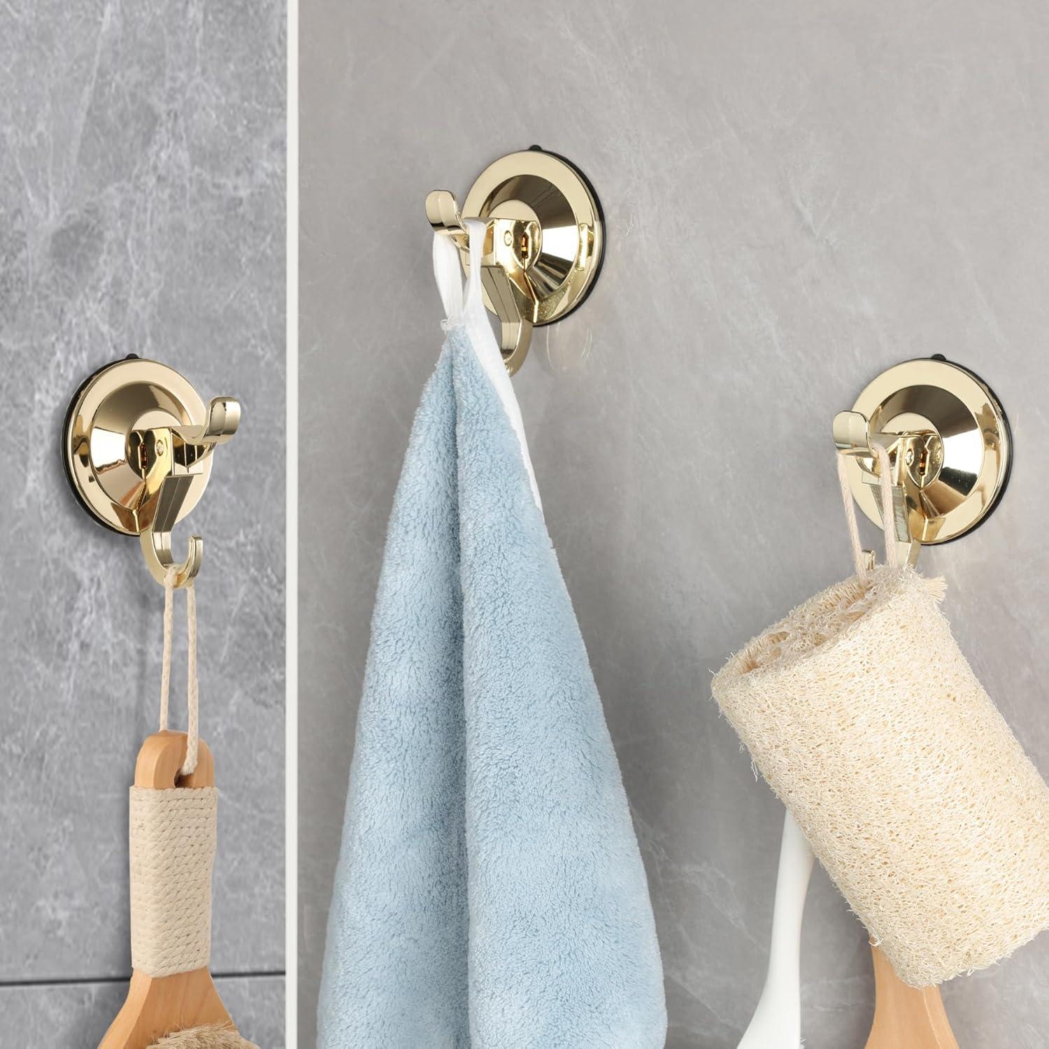 Ganchos de Ventosa Antimbee Oro - Paquete de 5, 5 kg