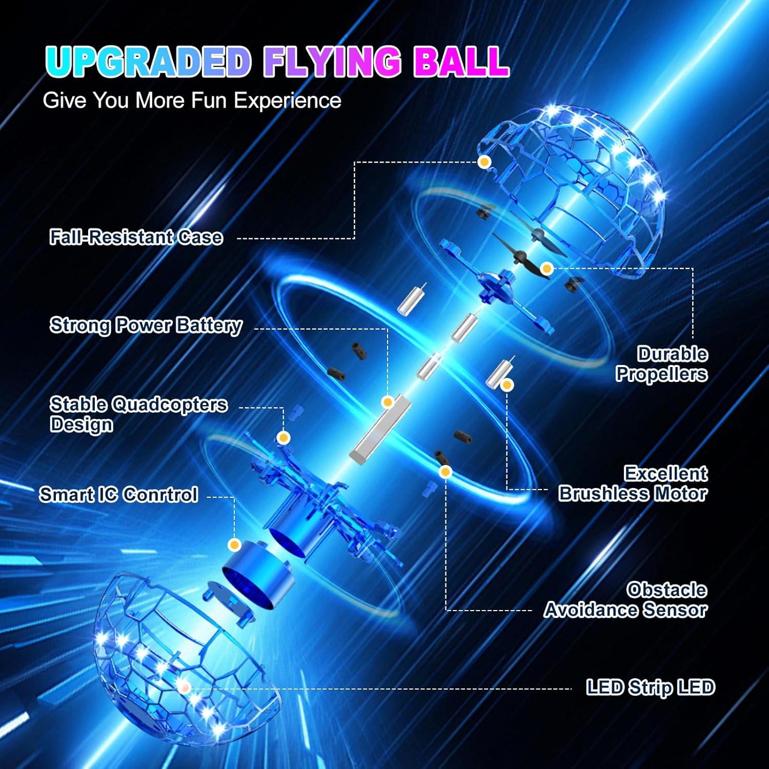 Bola Flotante Inteligente Genérico Q8 Azul 2025 Control Remoto