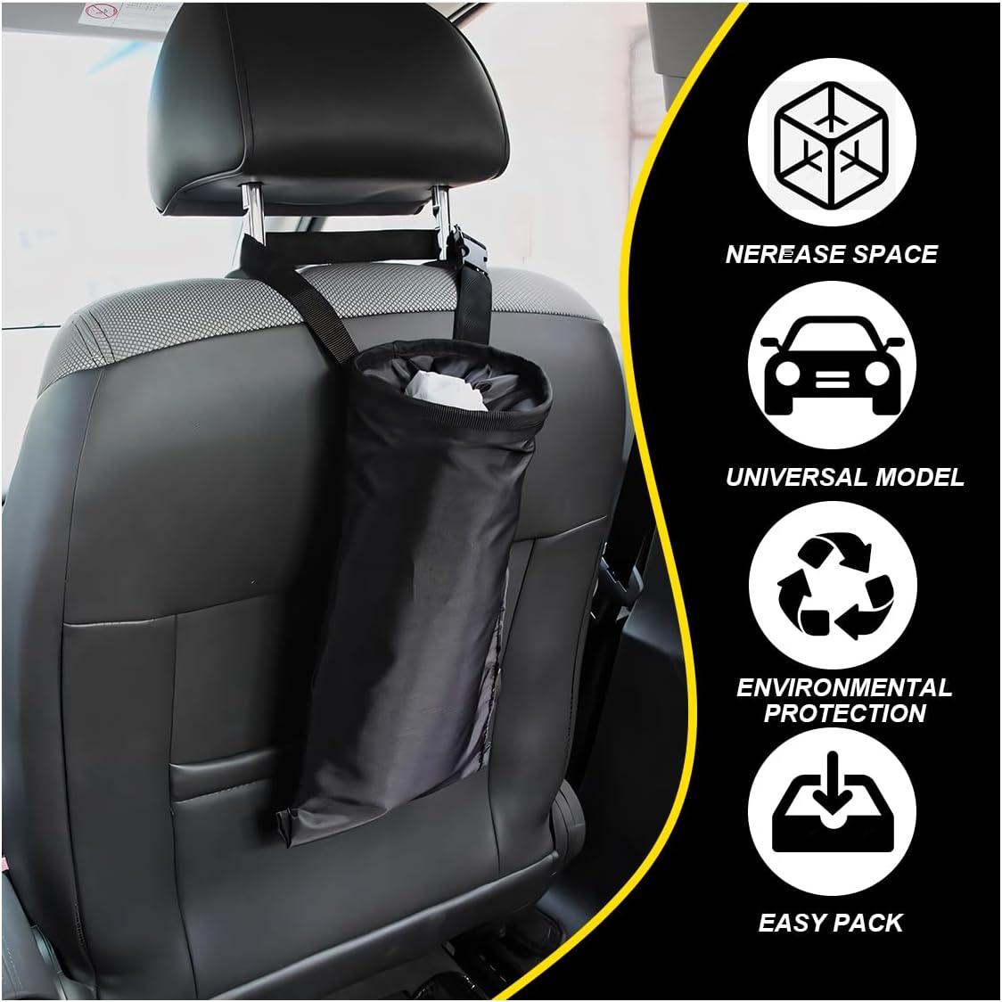 Bolsa de Basura para Auto ZIMISI Plegable Impermeable 43x19cm