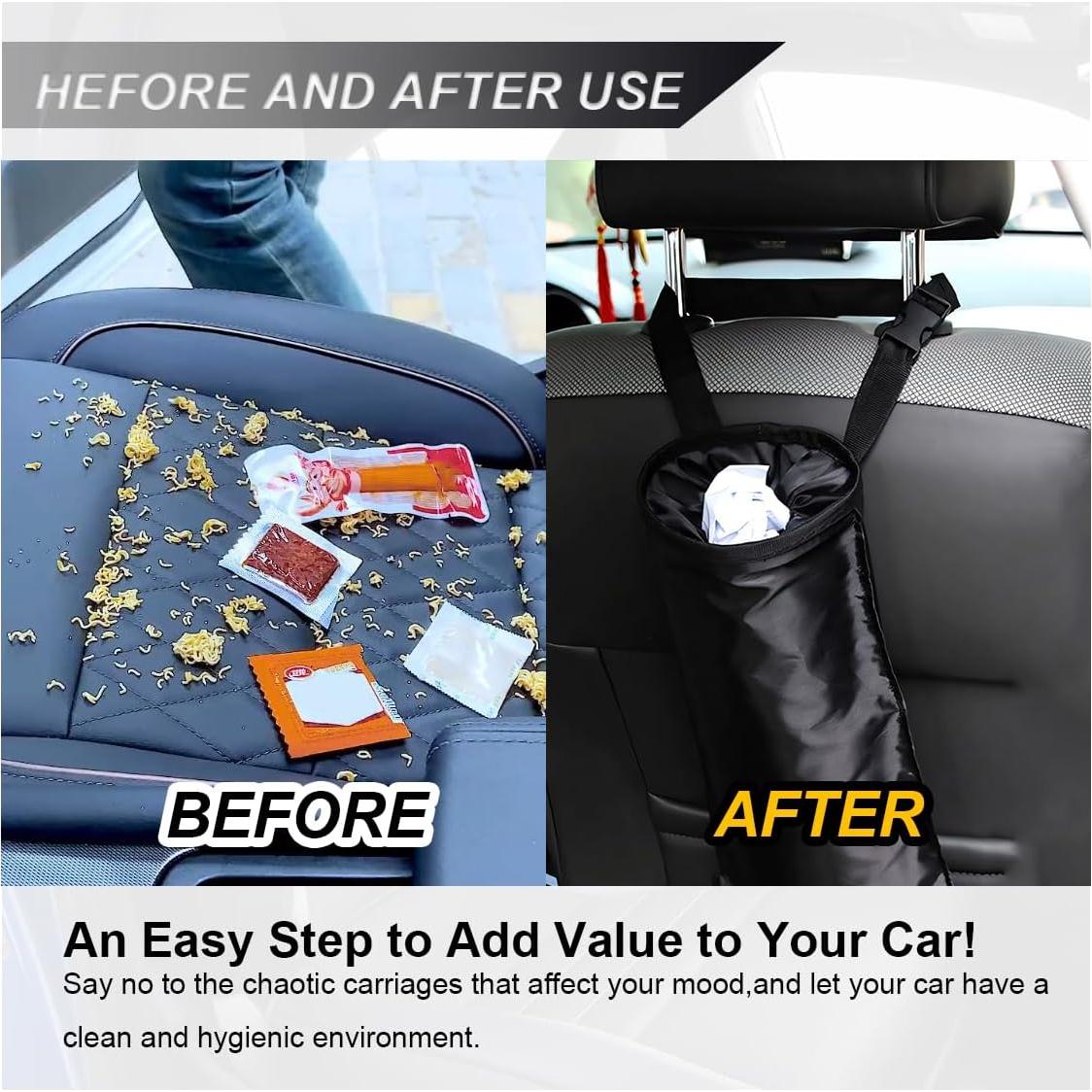 Bolsa de Basura para Auto ZIMISI Plegable Impermeable 43x19cm