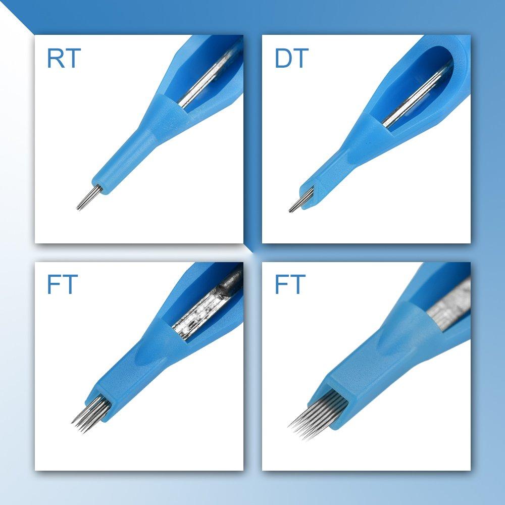 Puntas de Tatuaje Desechables ATOMUS 50pcs Mezcla RT/DT