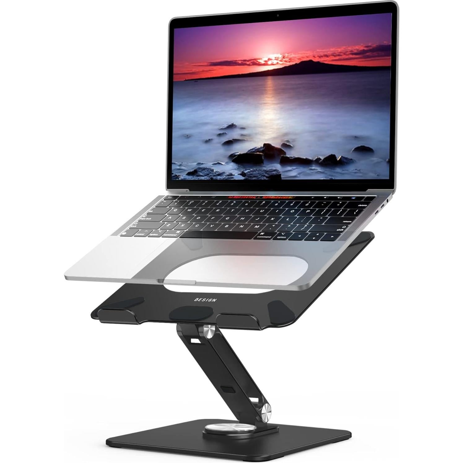 Soporte para Laptop BESIGN LSX7 Ergonómico Ajustable Negro