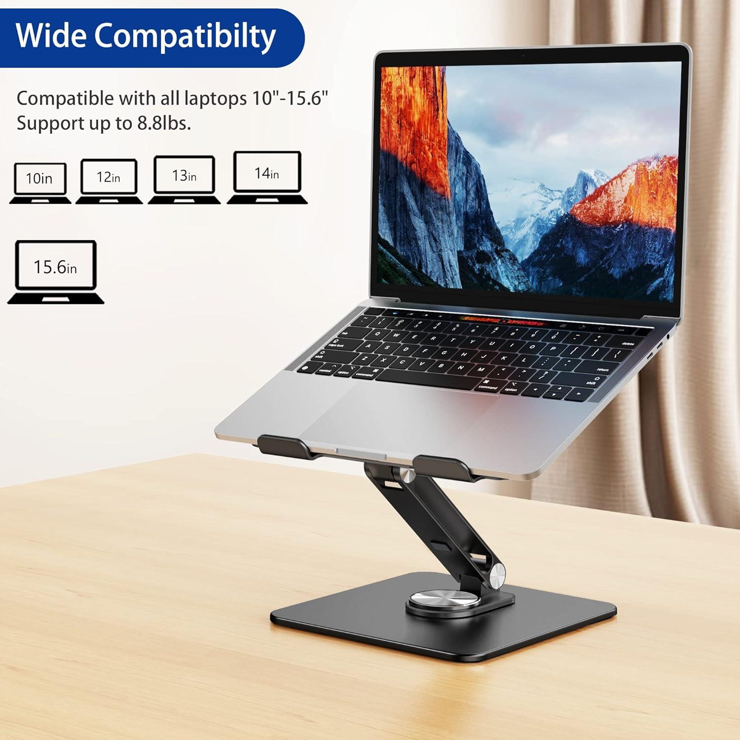 Soporte para Laptop BESIGN LSX7 Ergonómico Ajustable Negro