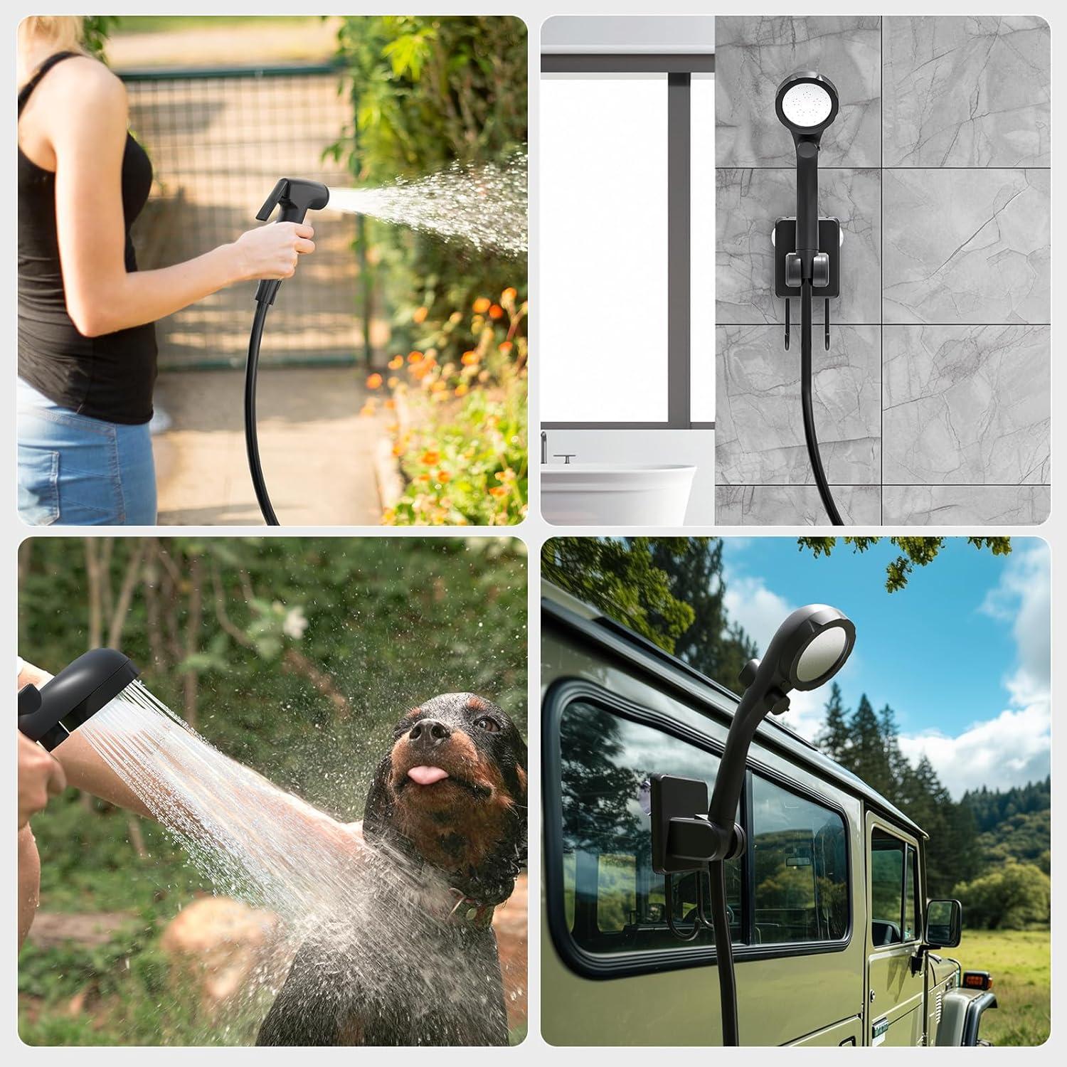 Ducha Portátil Clirass 6000mAh con Pantalla Digital y Bidet