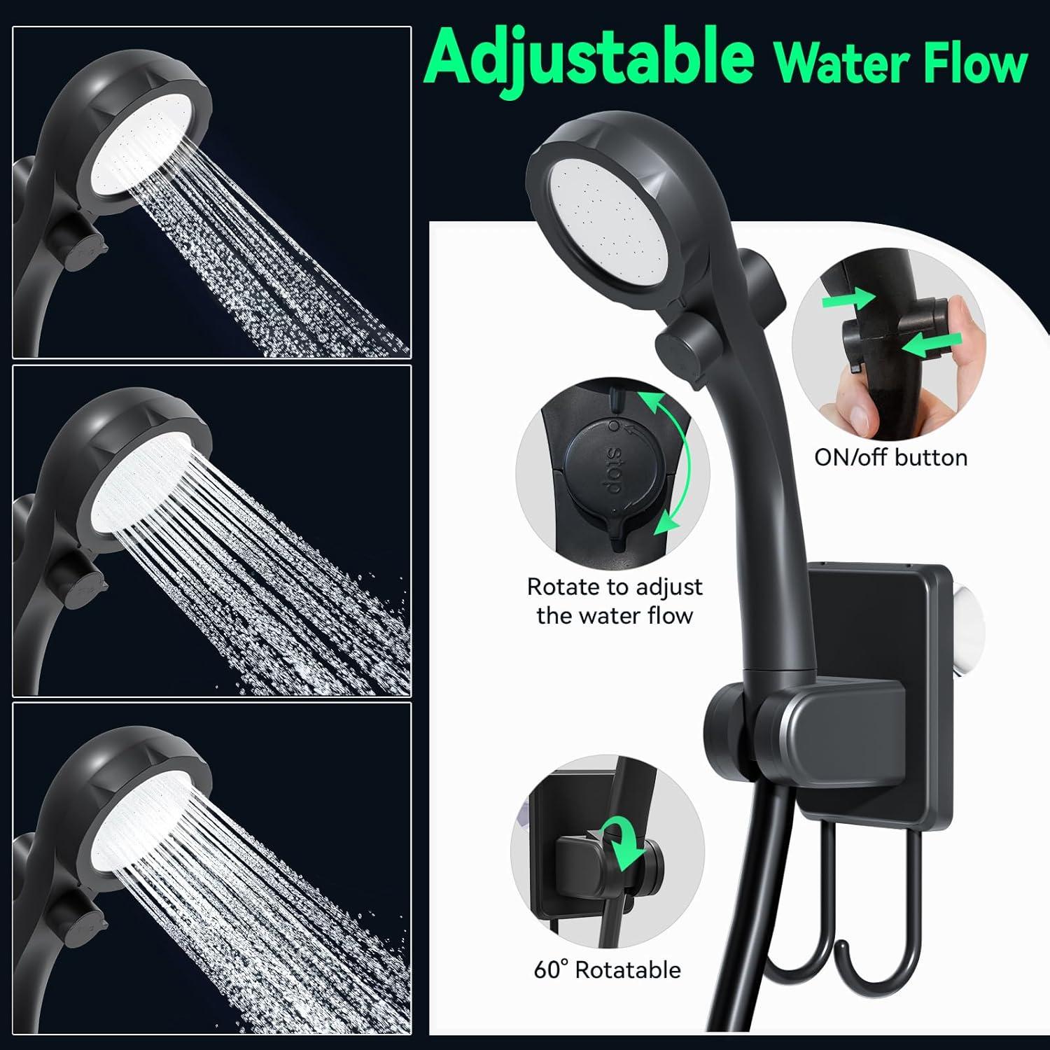 Ducha Portátil Clirass 6000mAh con Pantalla Digital y Bidet