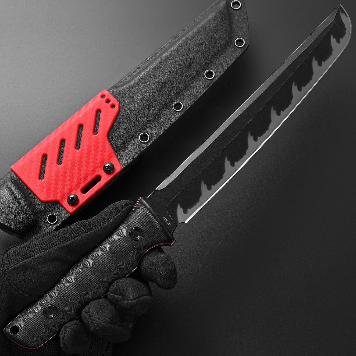 Cuchillo Fijo GTK6 Gtkii de Acero AUS-10 con Mango Ergonómico