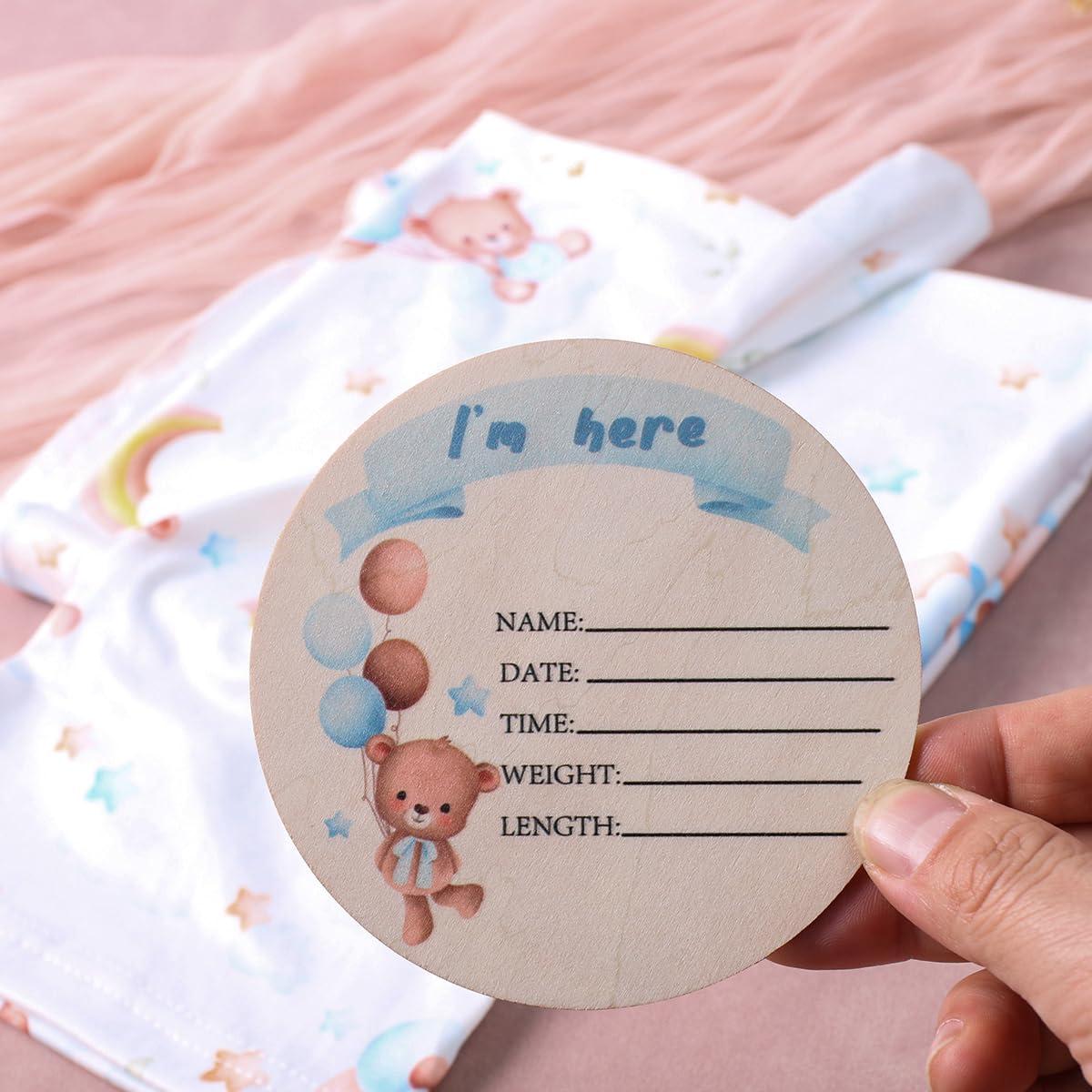 Manta de Recepción y Diadema Ylsteed para Bebés 81x81cm Oso