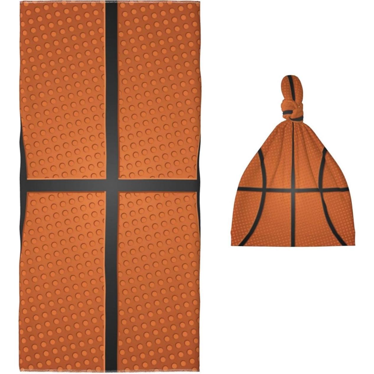 Manta de Envoltura para Bebé Fiephvsa 90x90cm Baloncesto