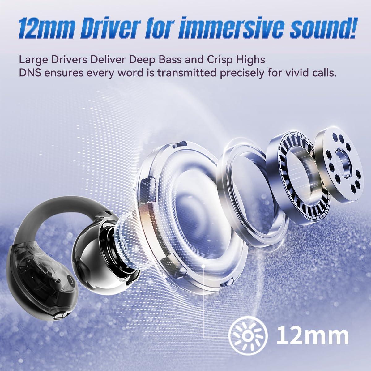 Auriculares Inalámbricos Bluetooth King Lucky i21 IPX4 Clip en la Oreja