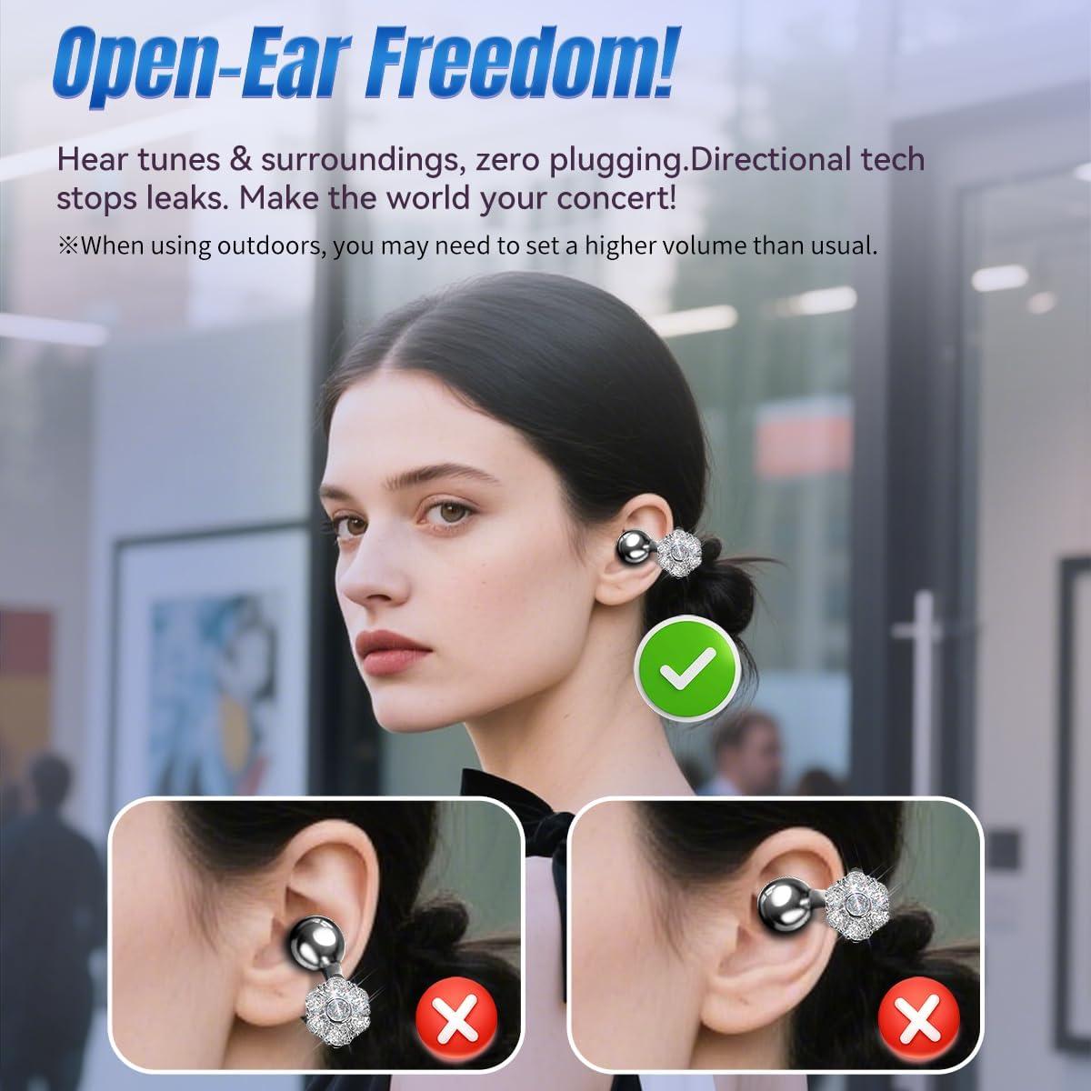 Auriculares Inalámbricos Bluetooth King Lucky i21 IPX4 Clip en la Oreja