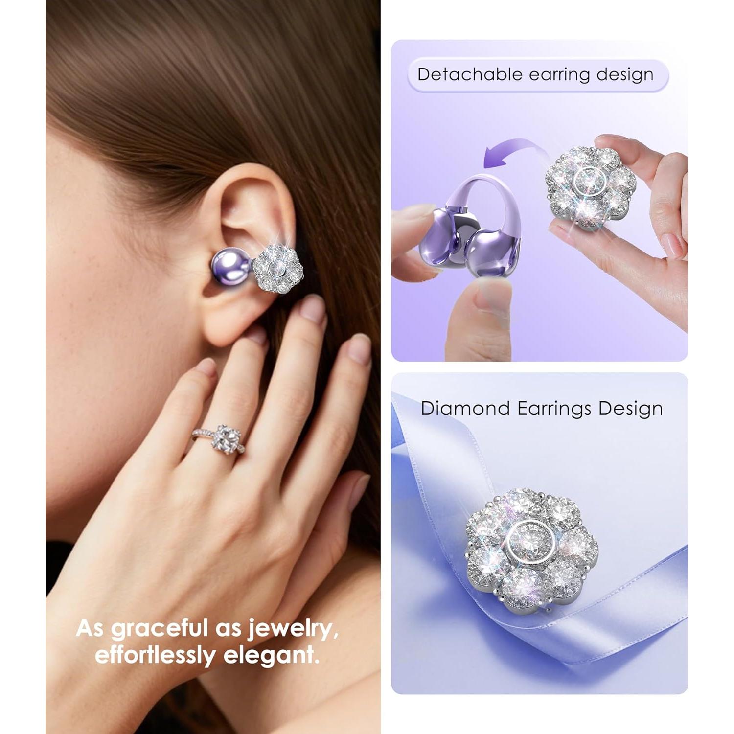 Auriculares Inalámbricos Bluetooth King Lucky i21 Clip en Oreja IPX4