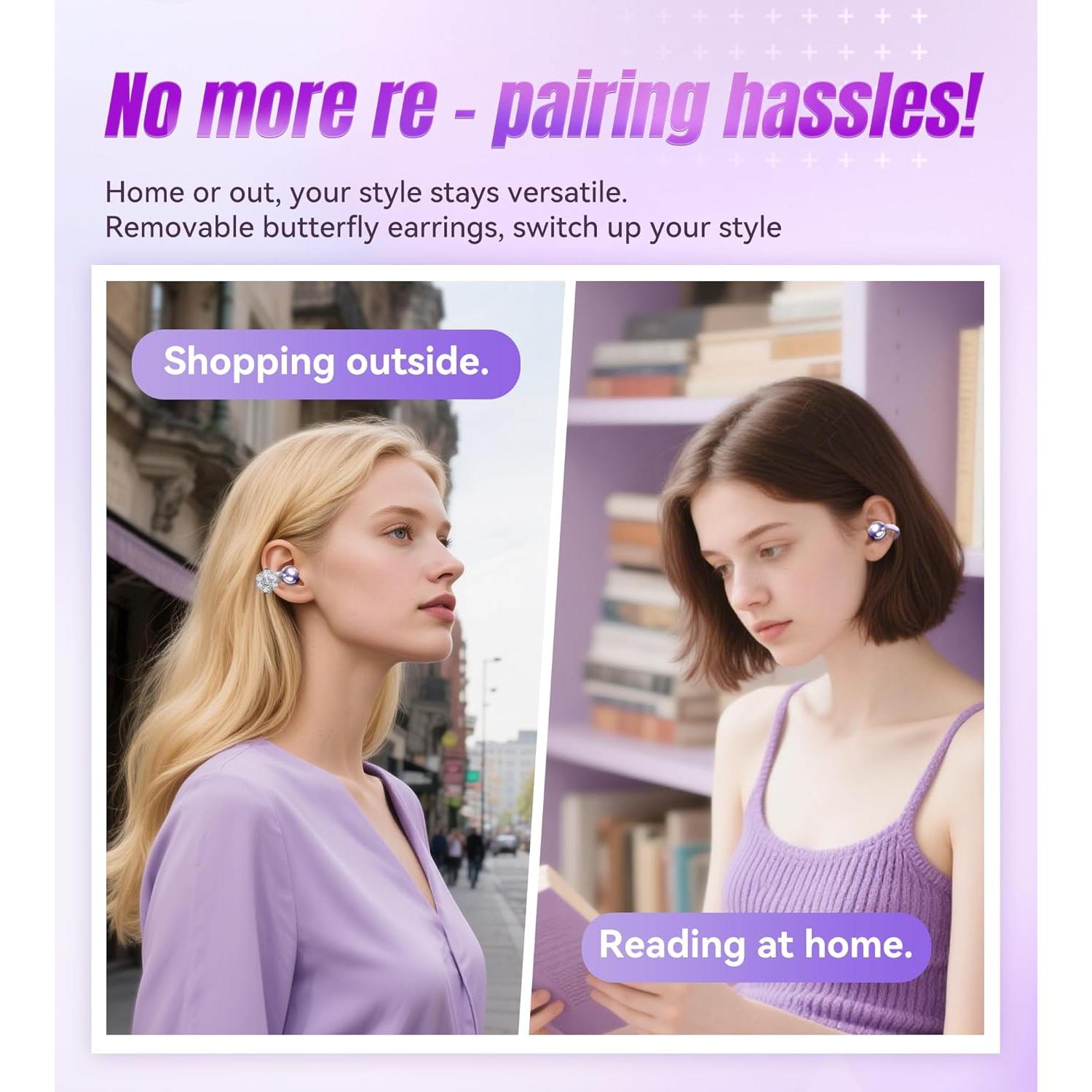 Auriculares Inalámbricos Bluetooth King Lucky i21 Clip en Oreja IPX4