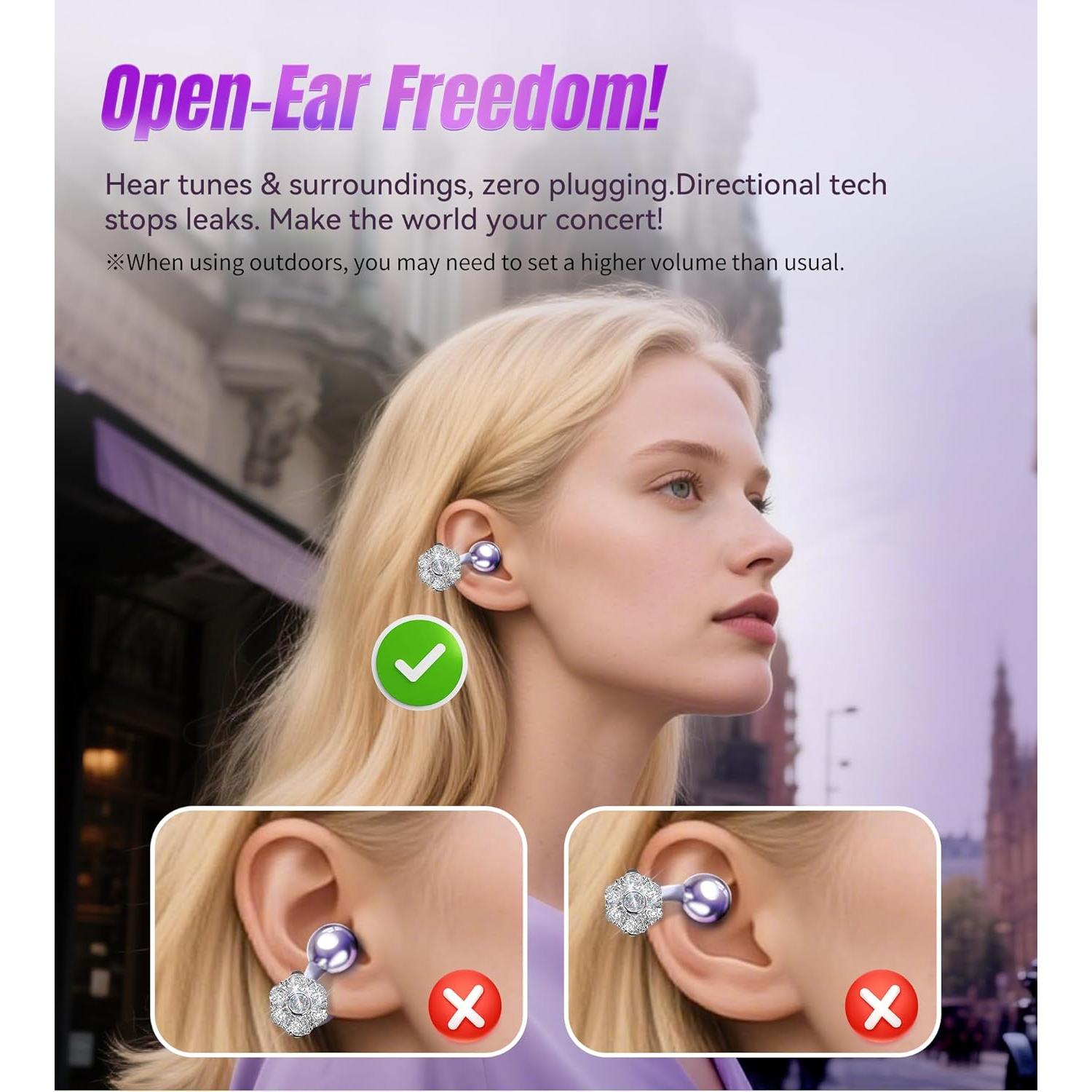 Auriculares Inalámbricos Bluetooth King Lucky i21 Clip en Oreja IPX4