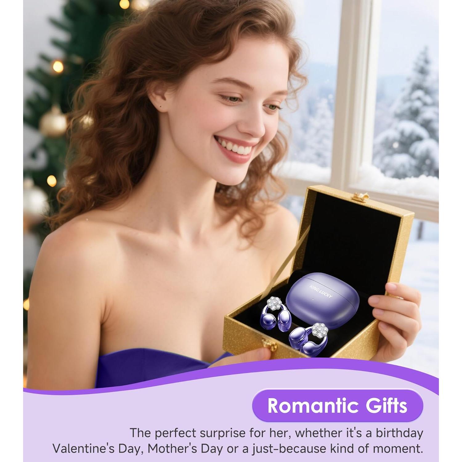 Auriculares Inalámbricos Bluetooth King Lucky i21 Clip en Oreja IPX4