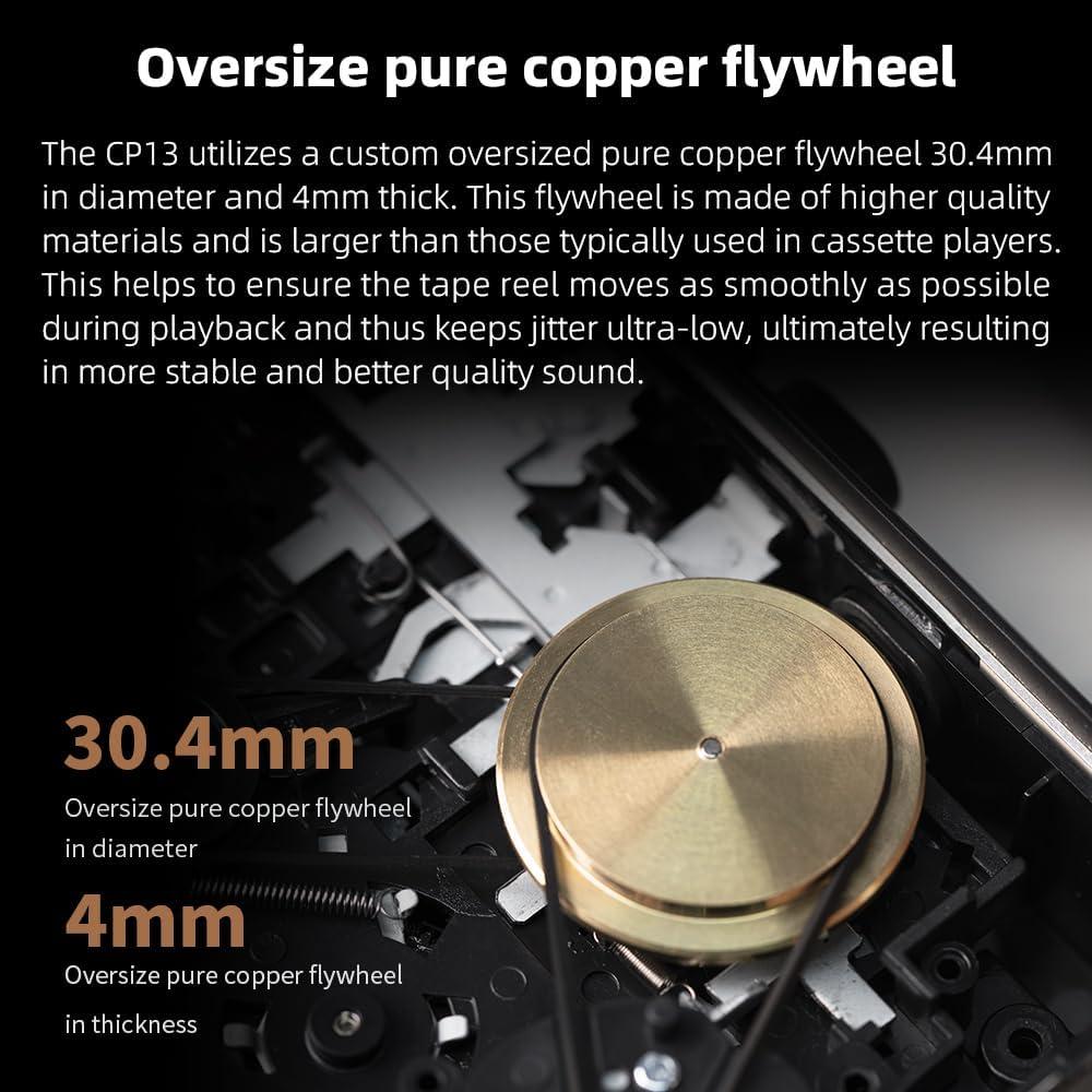 Reproductor de Cassettes FiiO CP13 Negro/Blanco 1800mAh