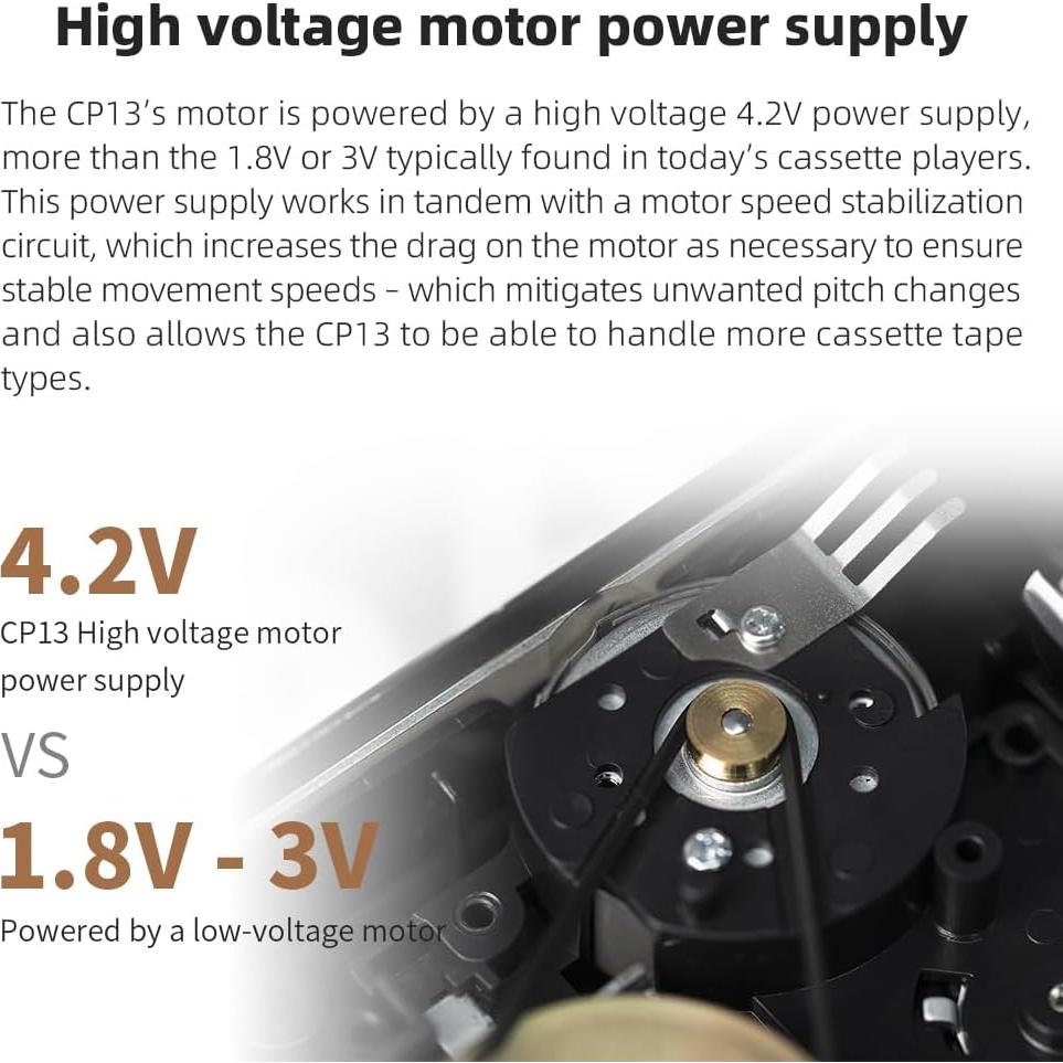 Reproductor de Cassettes FiiO CP13 Negro/Blanco 1800mAh