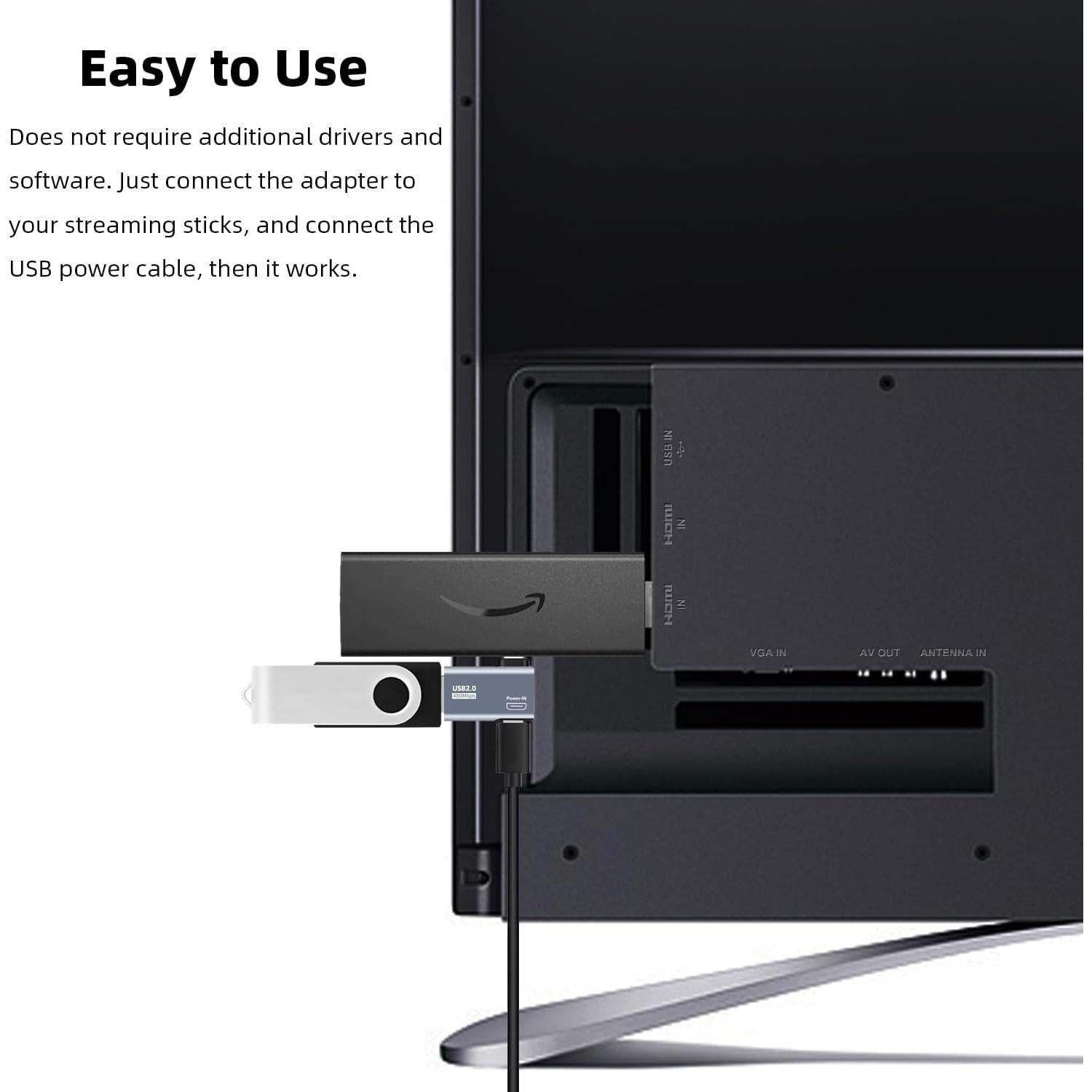 Adaptador Micro USB OTG AreMe 2 Pack para Fire TV Stick