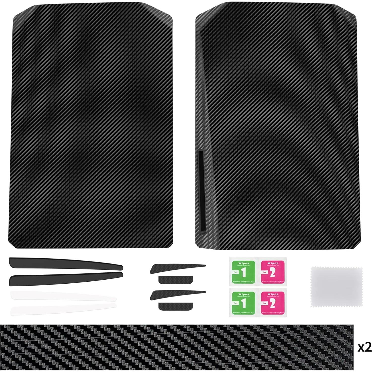 Carcasa eXtremeRate PS5 Disco Fibra Carbono Grafito