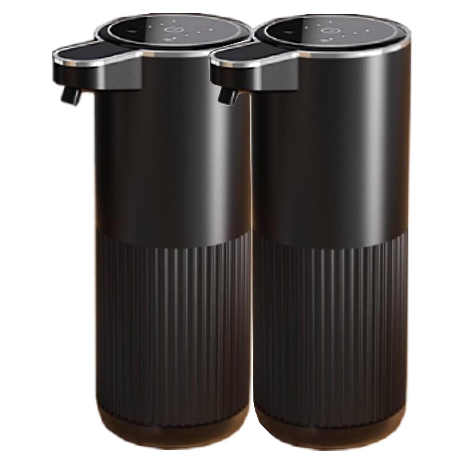 Paquete de 2 Dispensadores Automáticos de Jabón Fiecco Negro