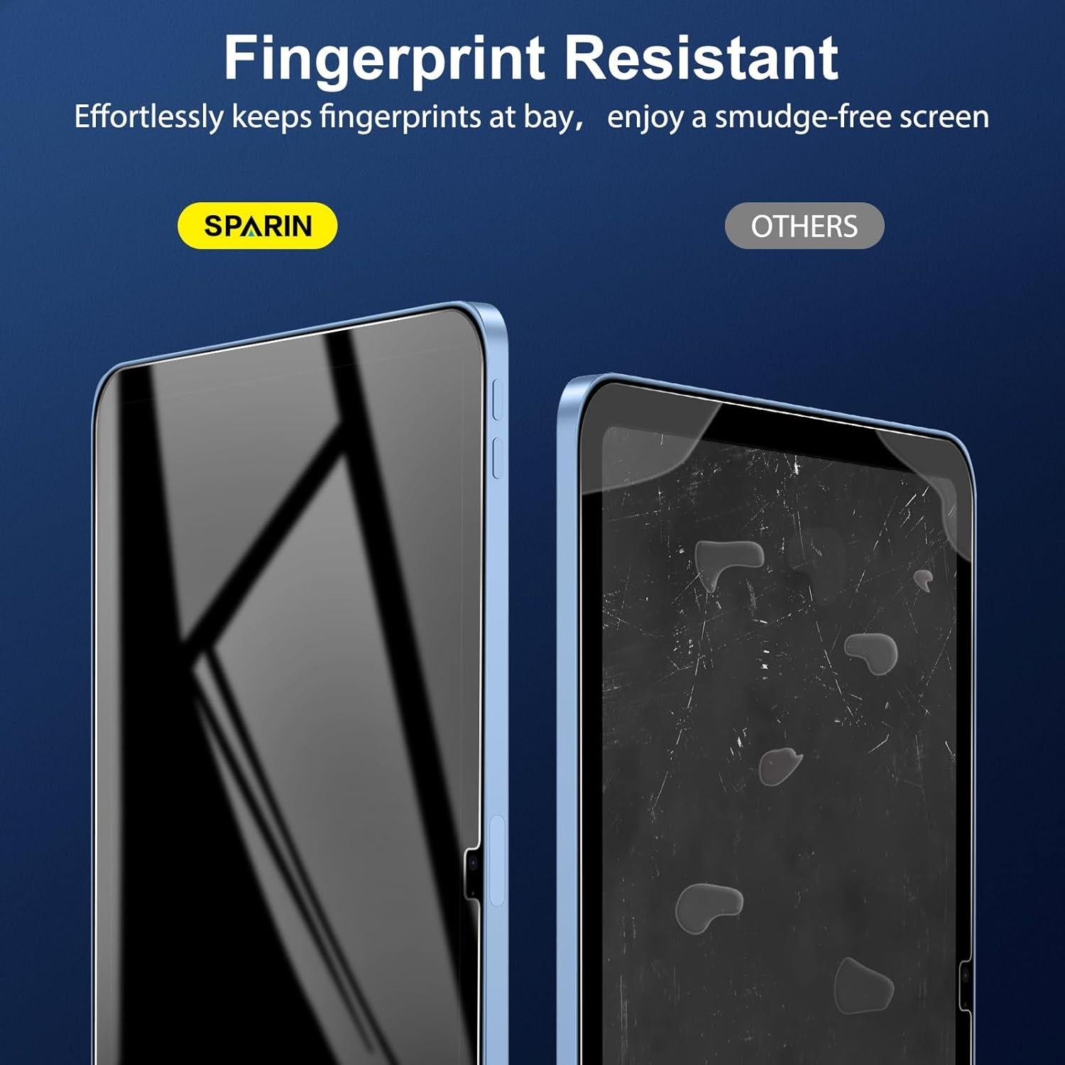 Protector de Pantalla SPARIN para iPad 11/10 Gen, Vidrio Templado